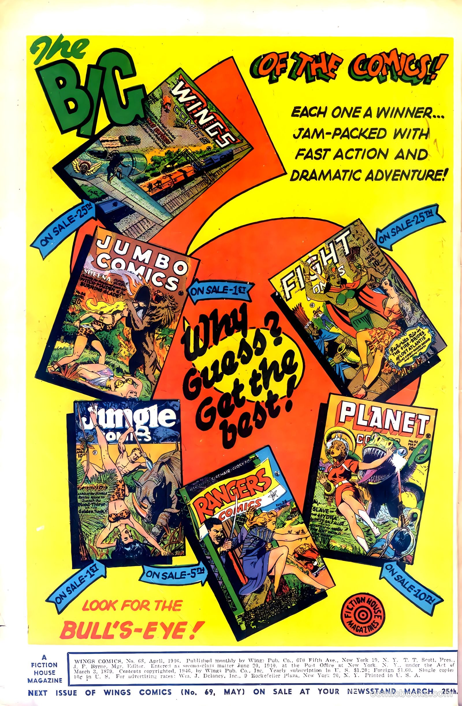 Wings Comics #68 (1946) — page 2 of 52