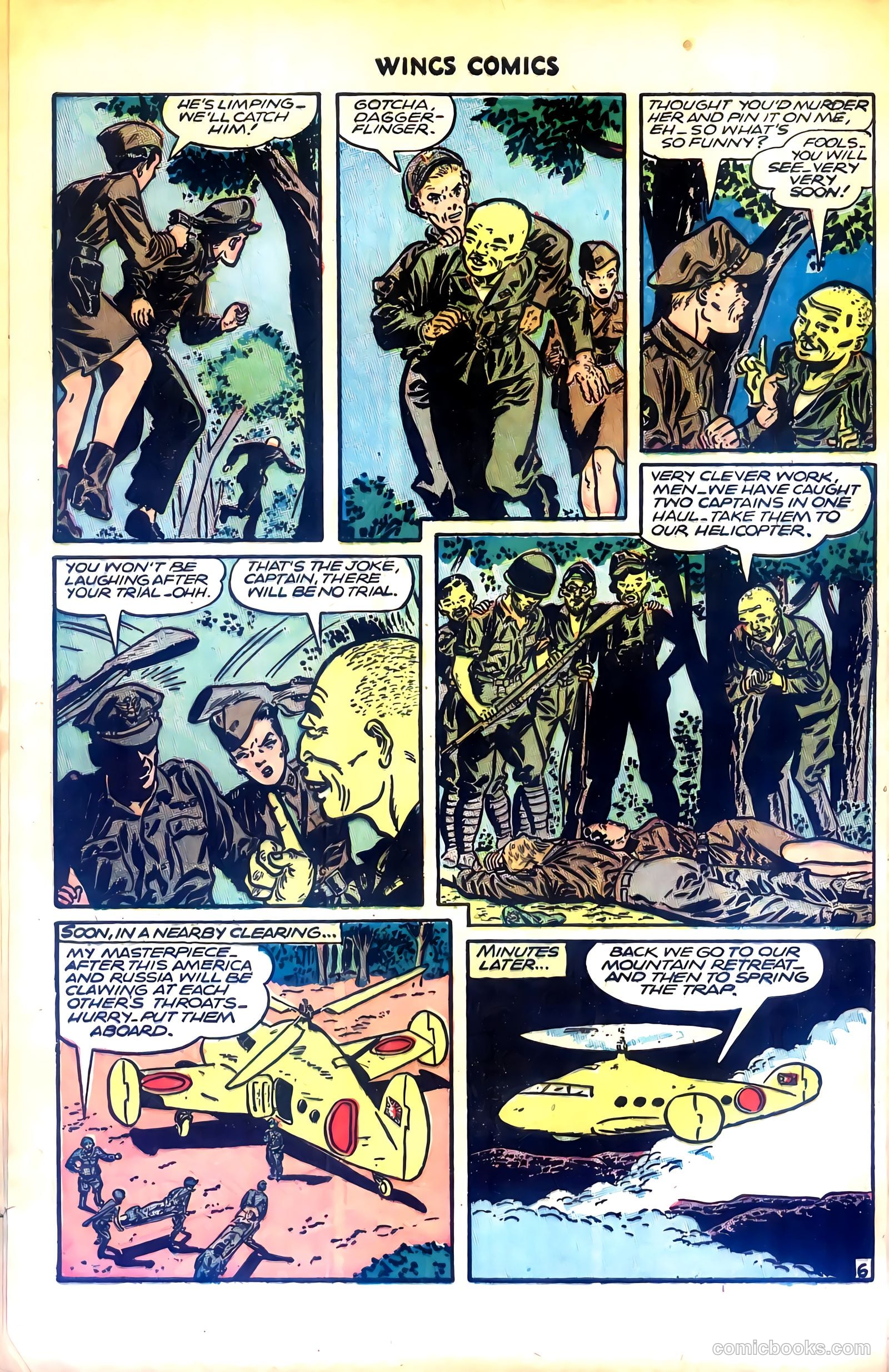 Wings Comics #68 (1946) — page 8 of 52