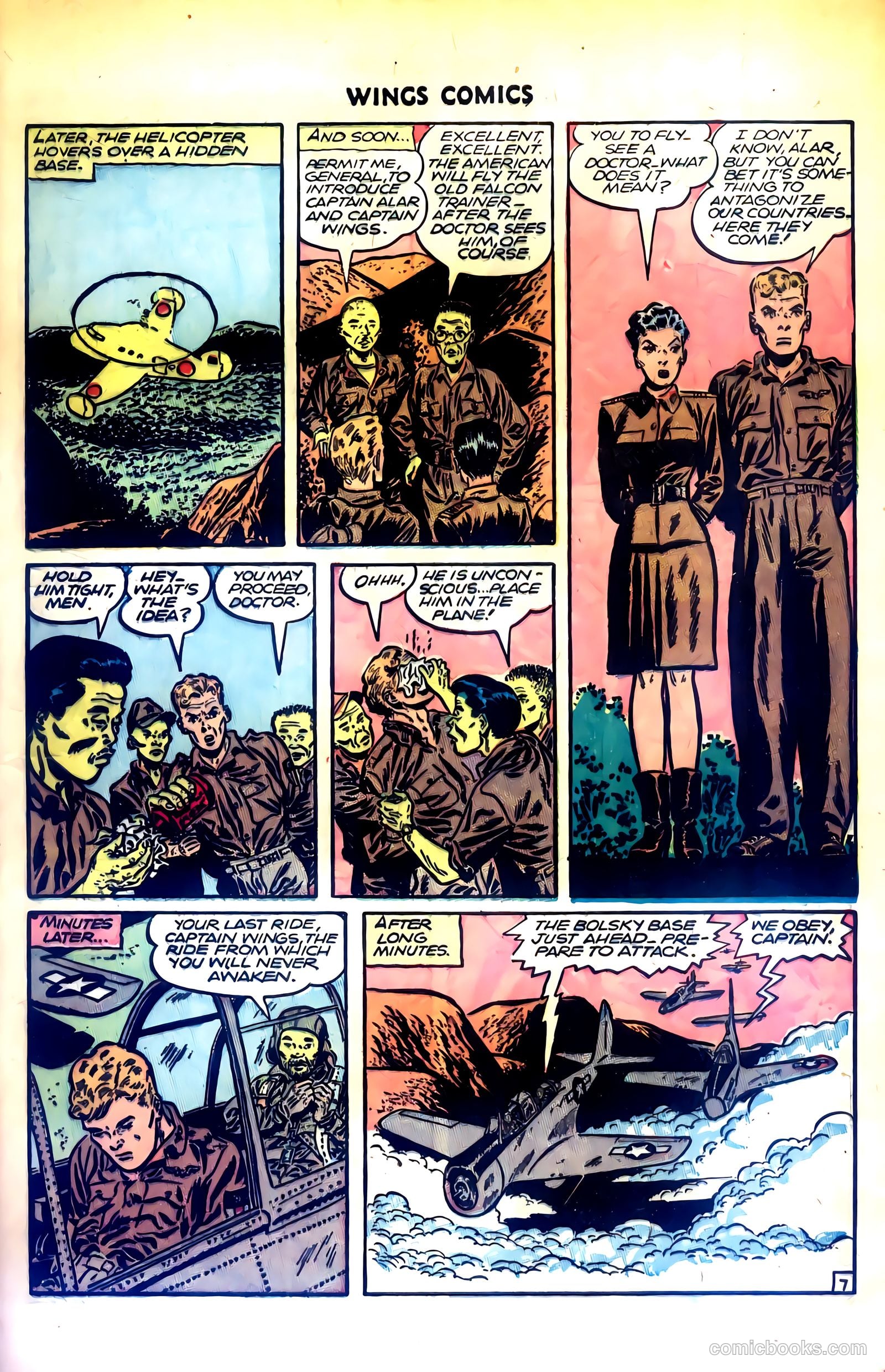 Wings Comics #68 (1946) — page 9 of 52