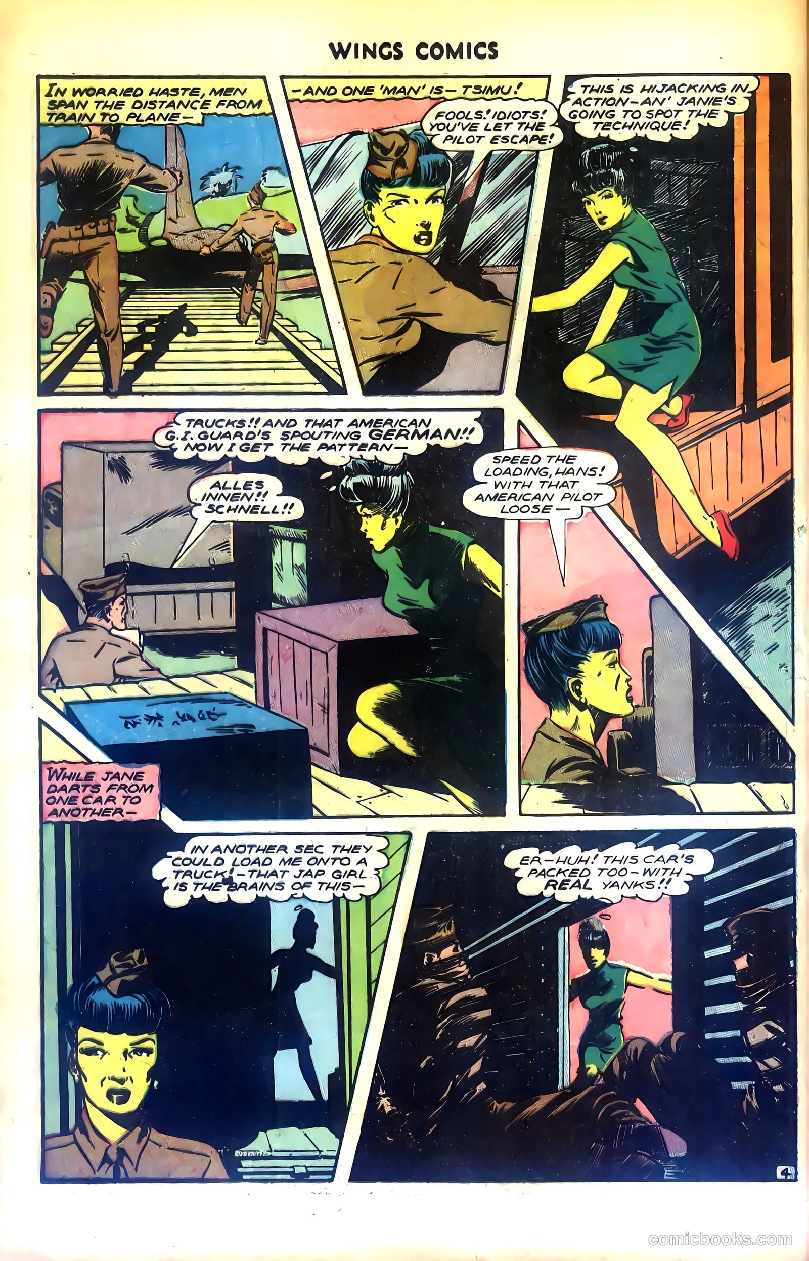 Wings Comics #68 (1946) — page 16 of 52