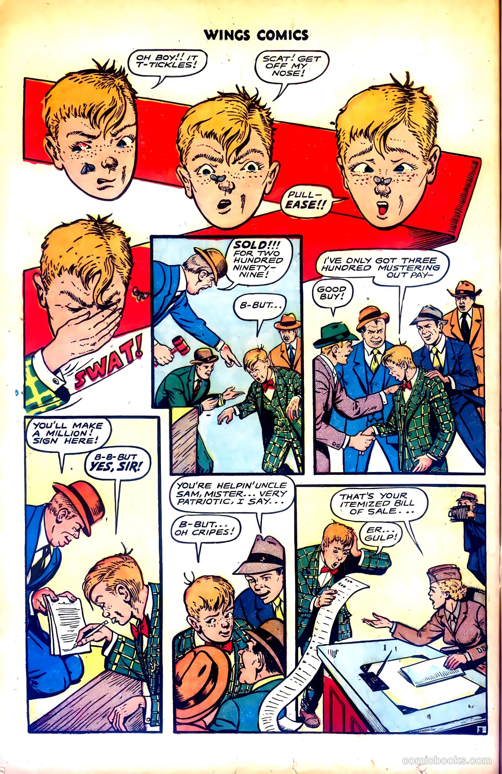 Wings Comics #68 (1946) — page 22 of 52