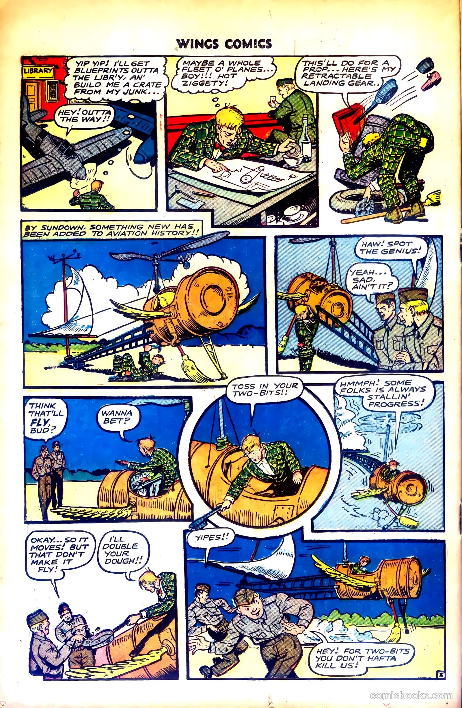 Wings Comics #68 (1946) — page 24 of 52