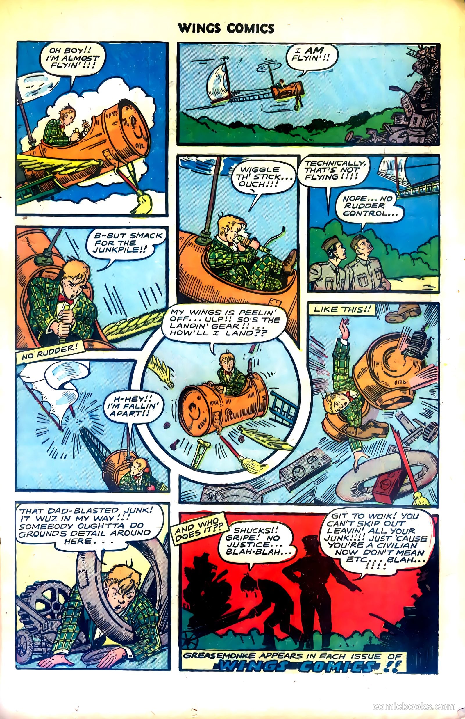 Wings Comics #68 (1946) — page 25 of 52