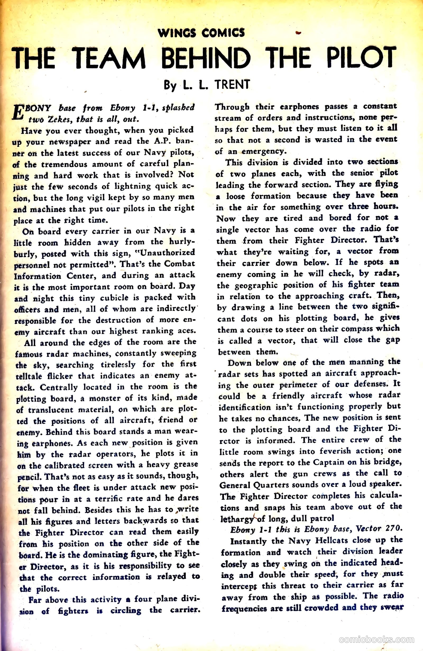 Wings Comics #68 (1946) — page 33 of 52