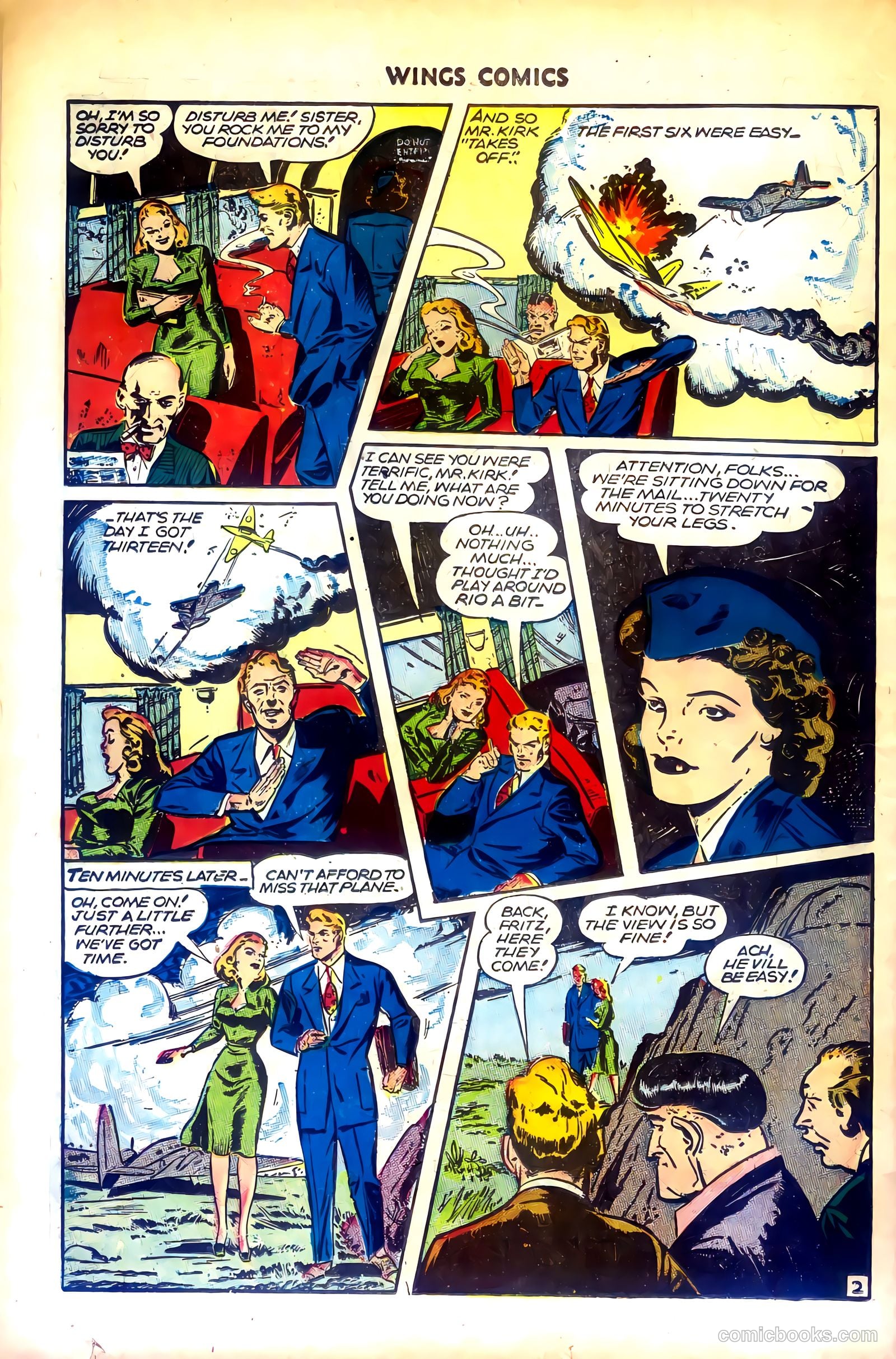 Wings Comics #68 (1946) — page 36 of 52