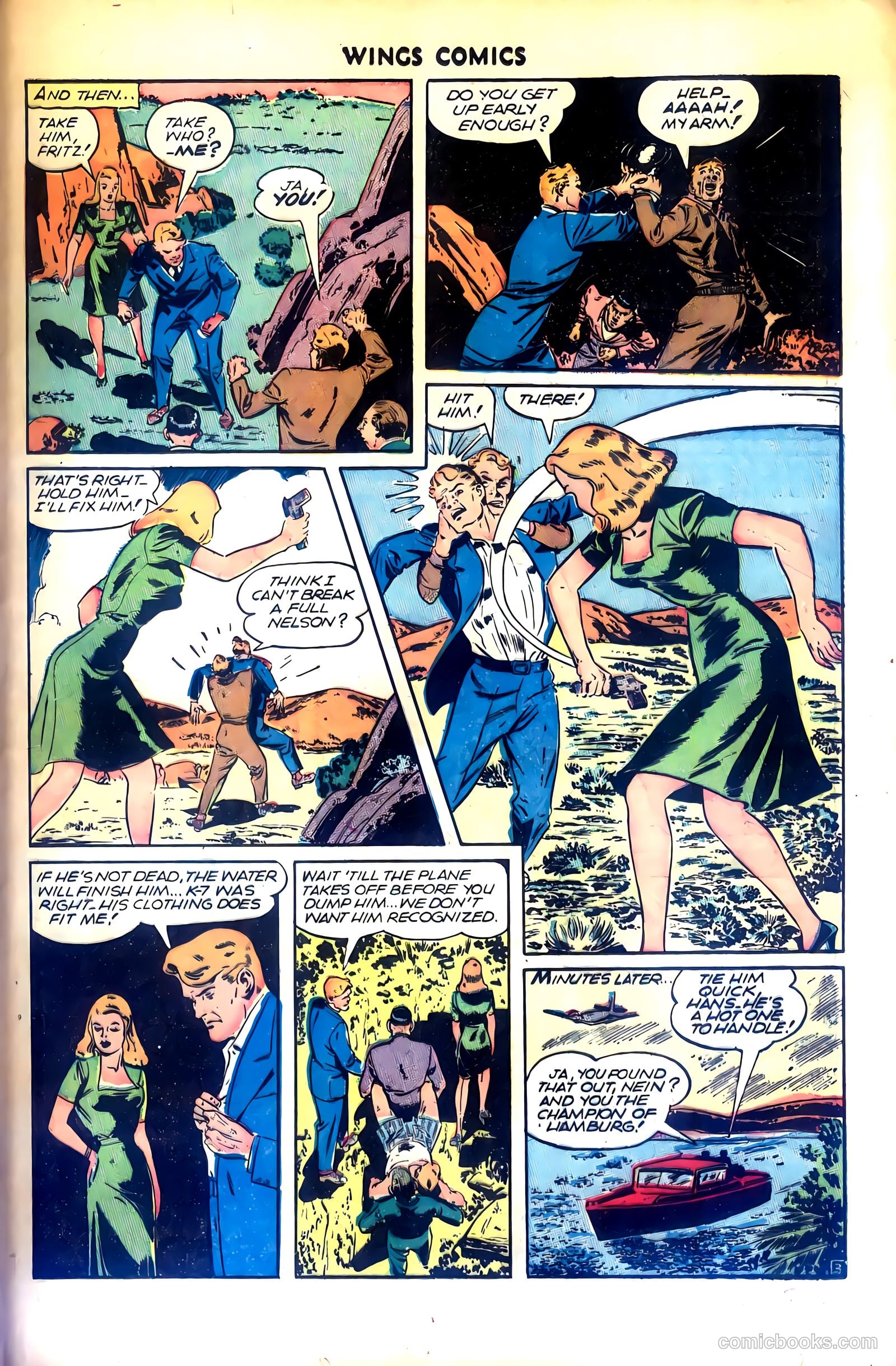 Wings Comics #68 (1946) — page 37 of 52