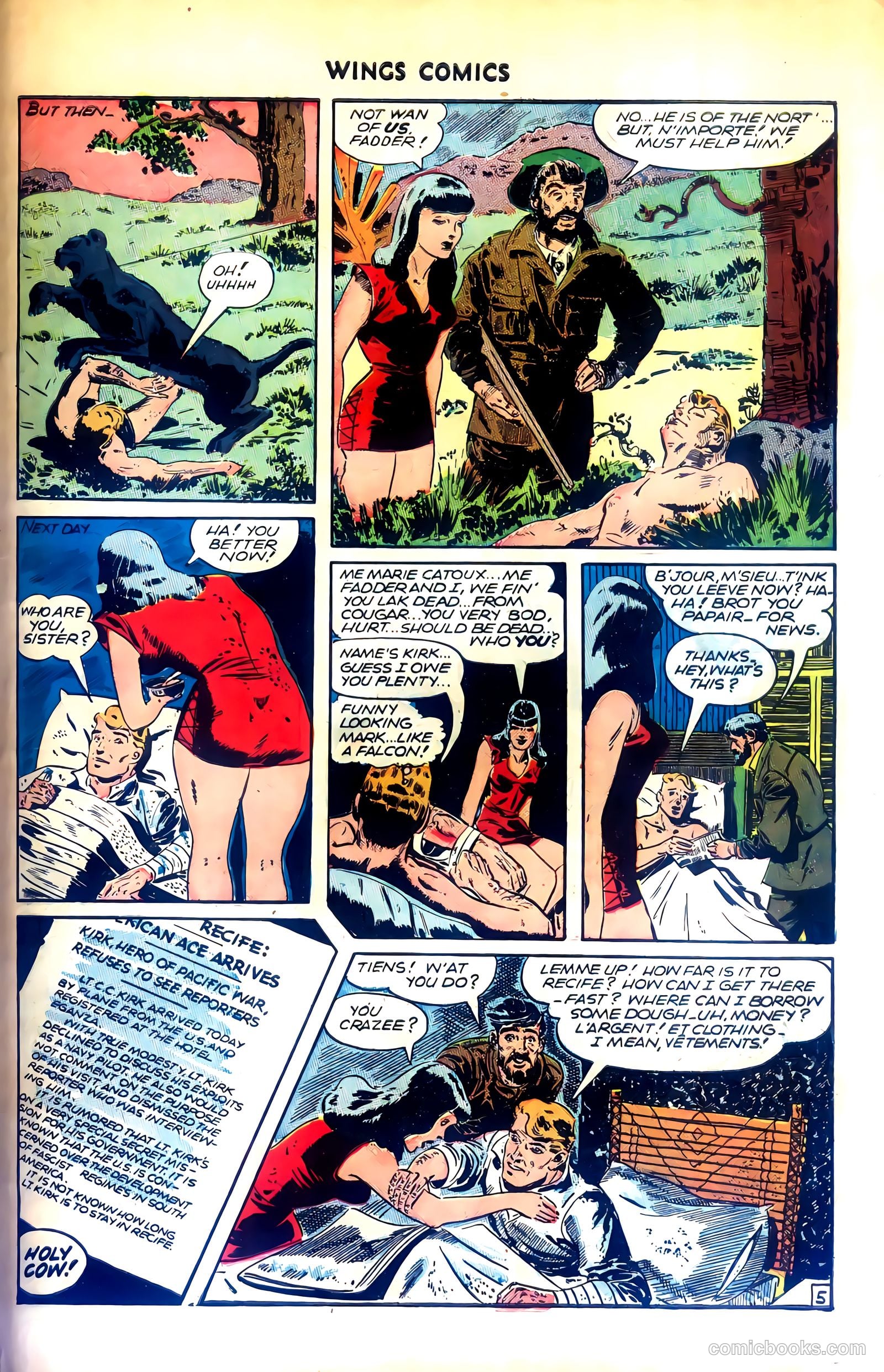 Wings Comics #68 (1946) — page 39 of 52