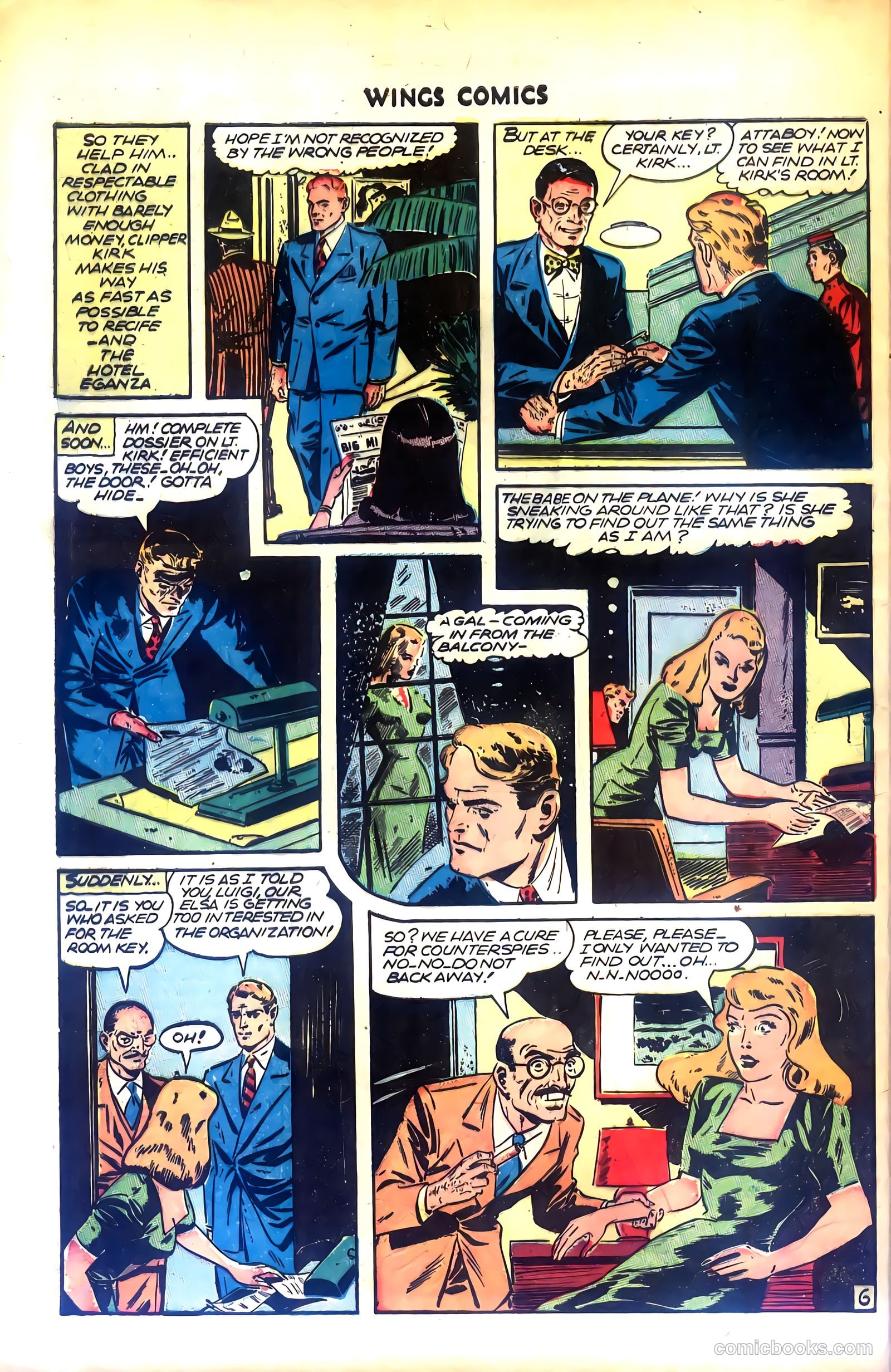 Wings Comics #68 (1946) — page 40 of 52
