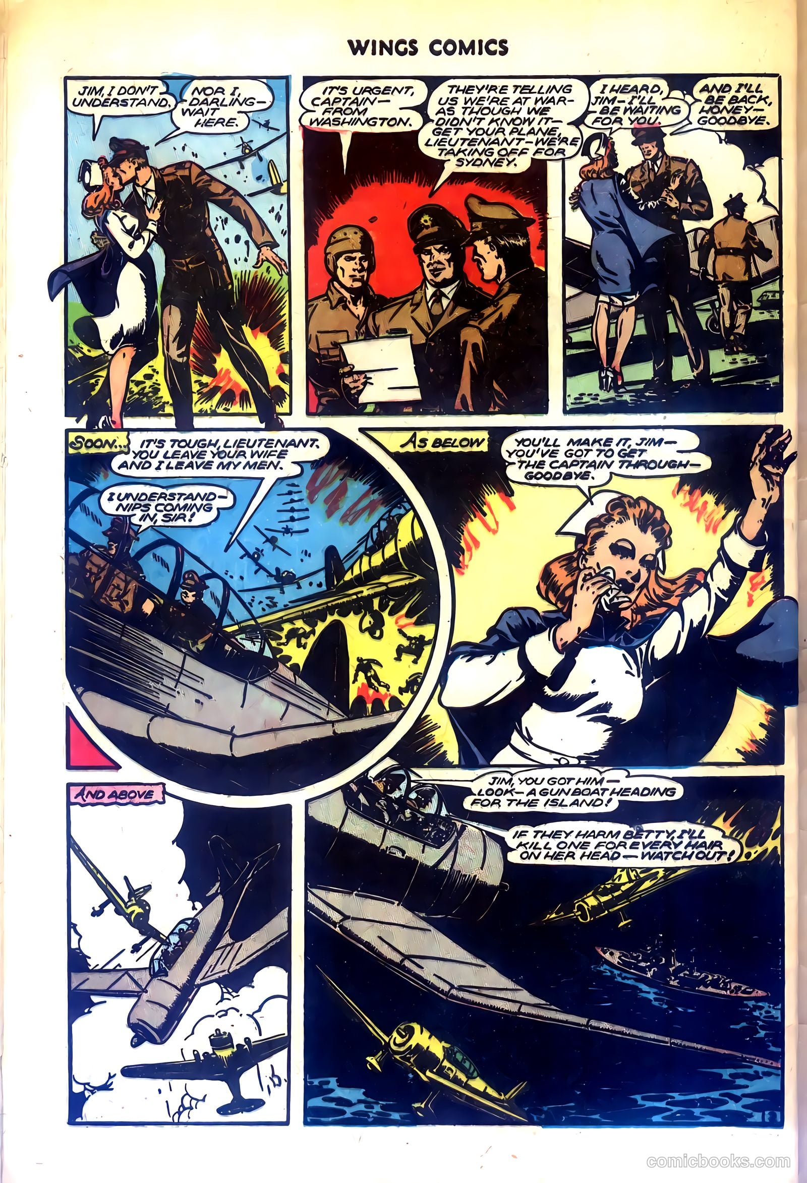 Wings Comics #68 (1946) — page 44 of 52