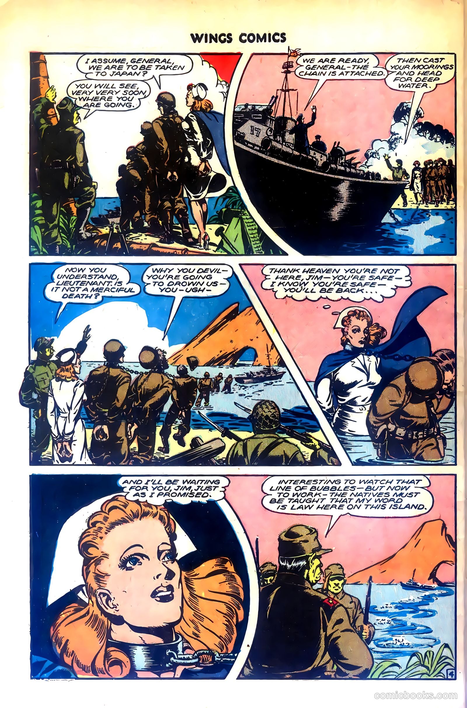 Wings Comics #68 (1946) — page 46 of 52