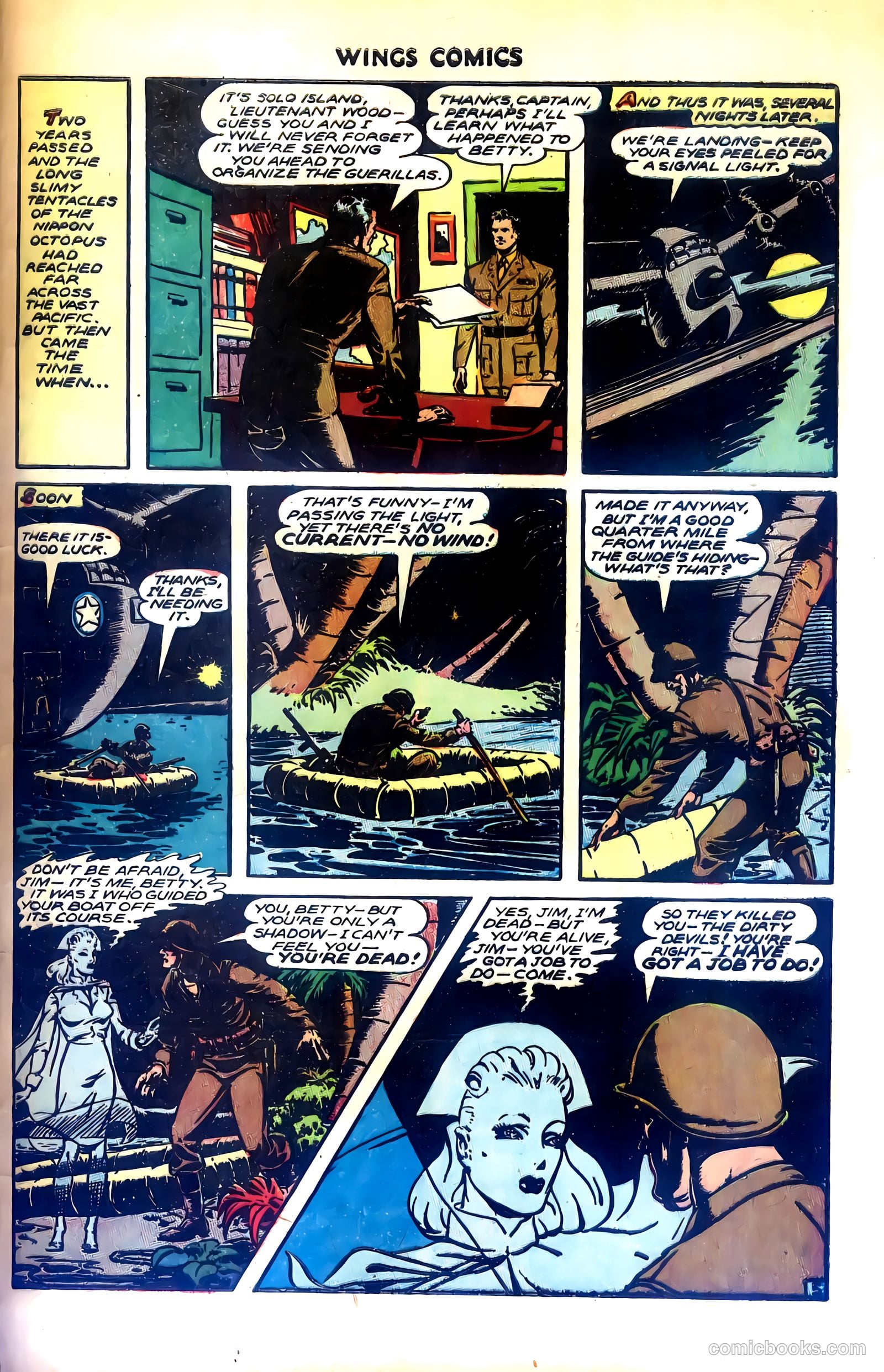 Wings Comics #68 (1946) — page 47 of 52