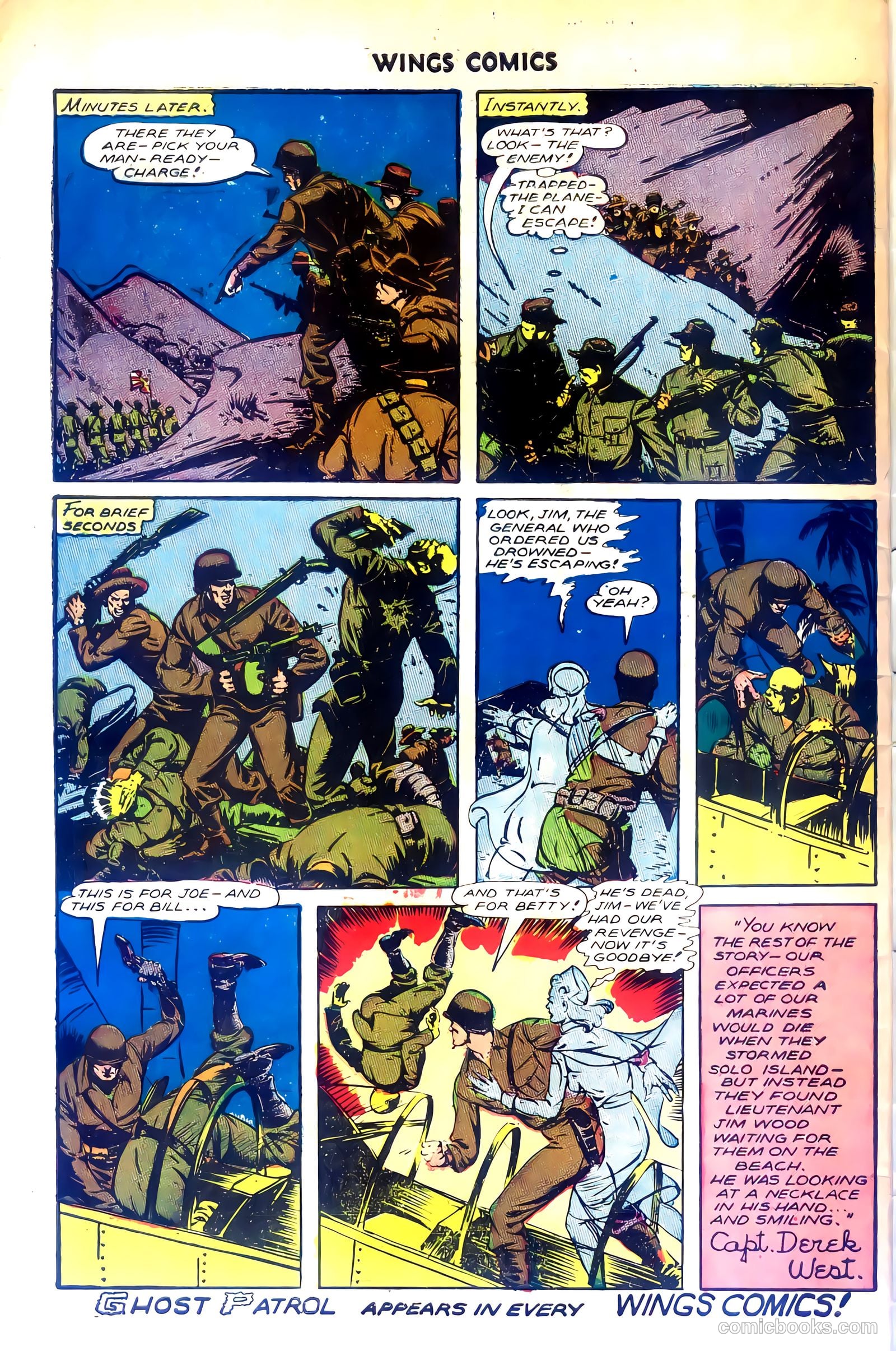 Wings Comics #68 (1946) — page 50 of 52
