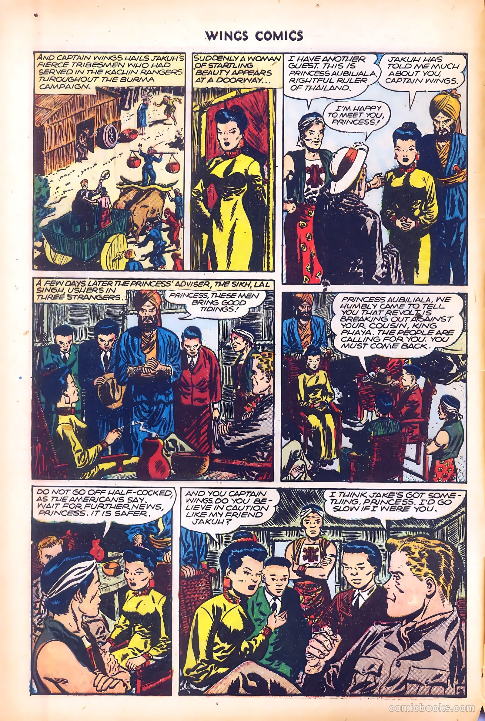 Wings Comics #69 (1946) — page 4 of 52
