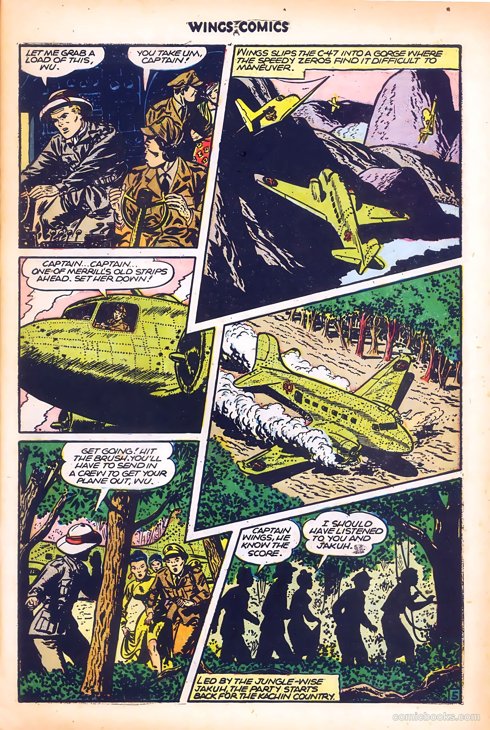 Wings Comics #69 (1946) — page 7 of 52