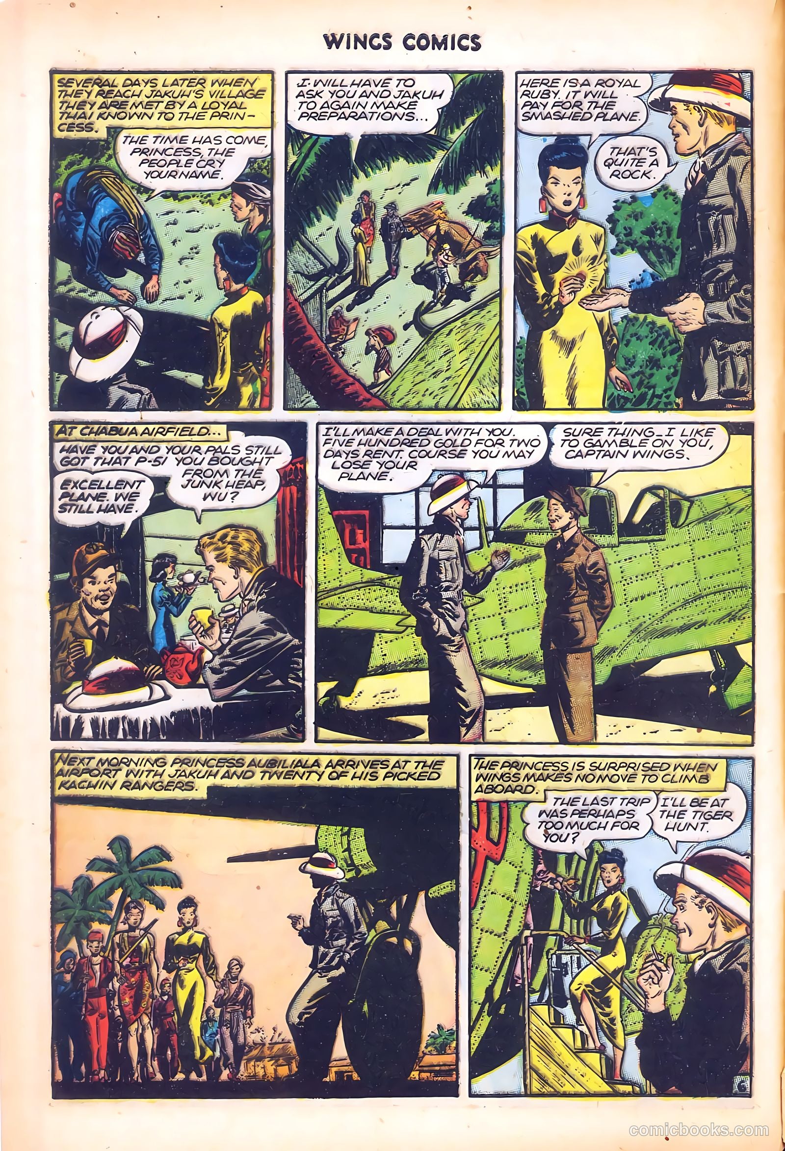 Wings Comics #69 (1946) — page 8 of 52