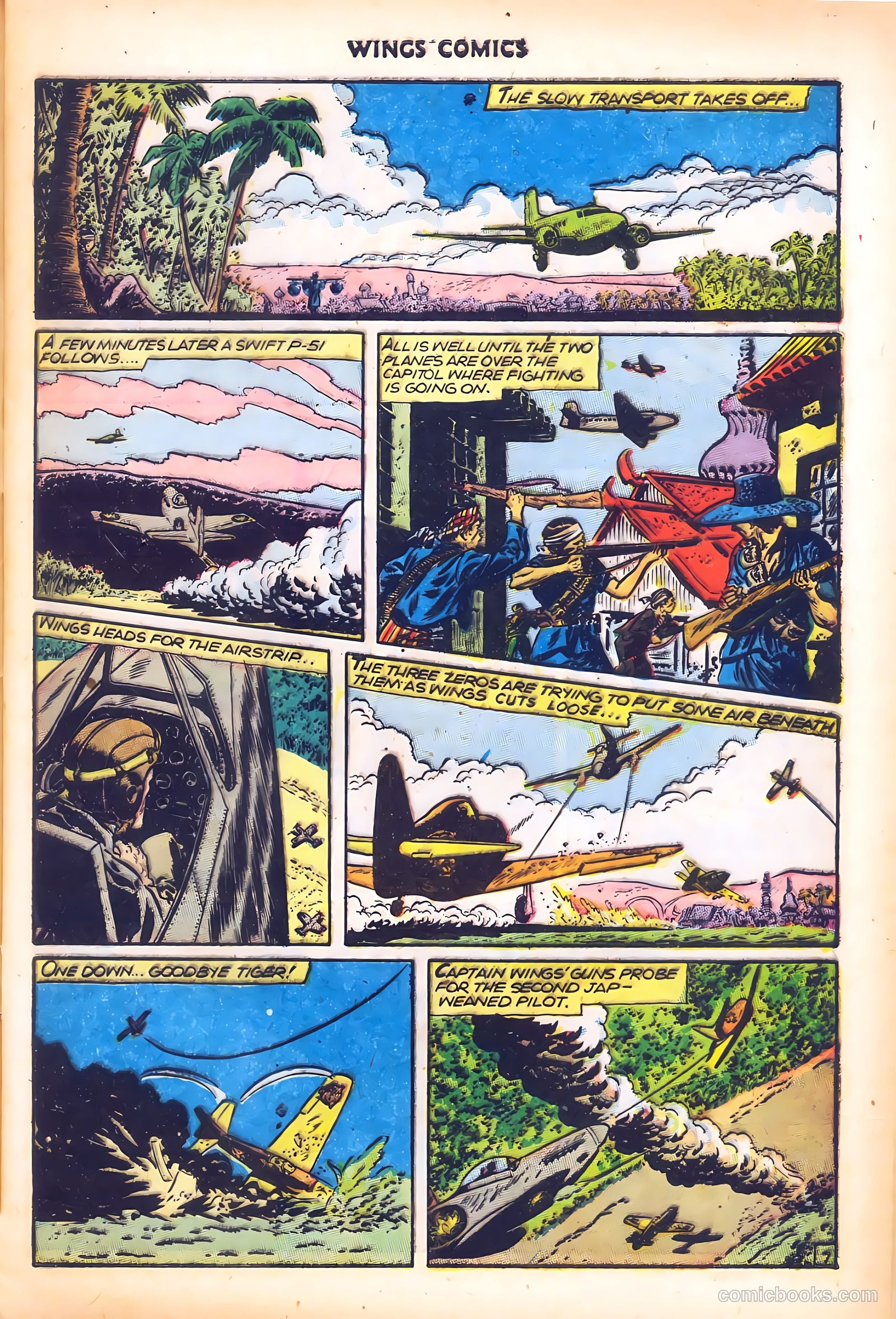 Wings Comics #69 (1946) — page 9 of 52