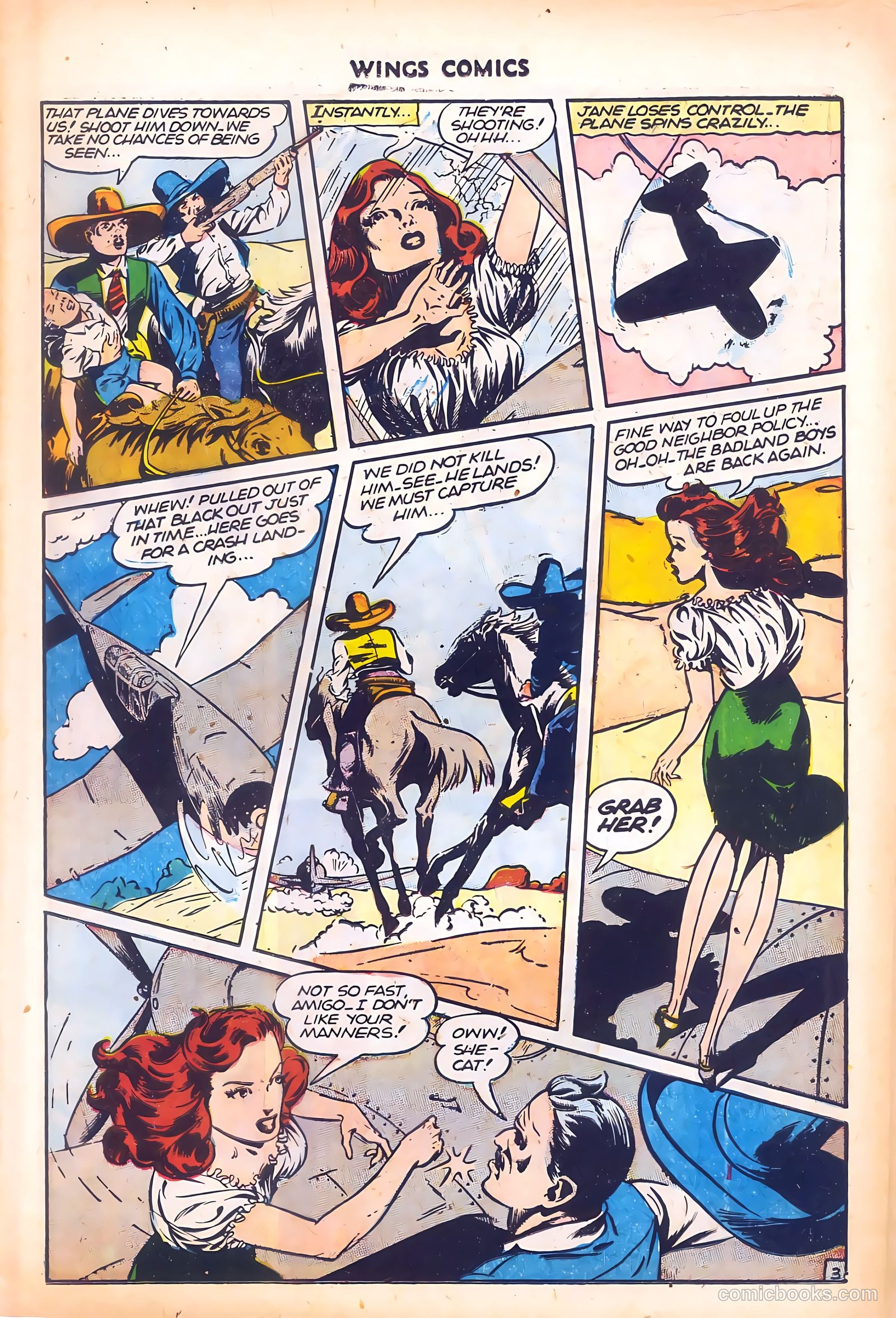 Wings Comics #69 (1946) — page 15 of 52