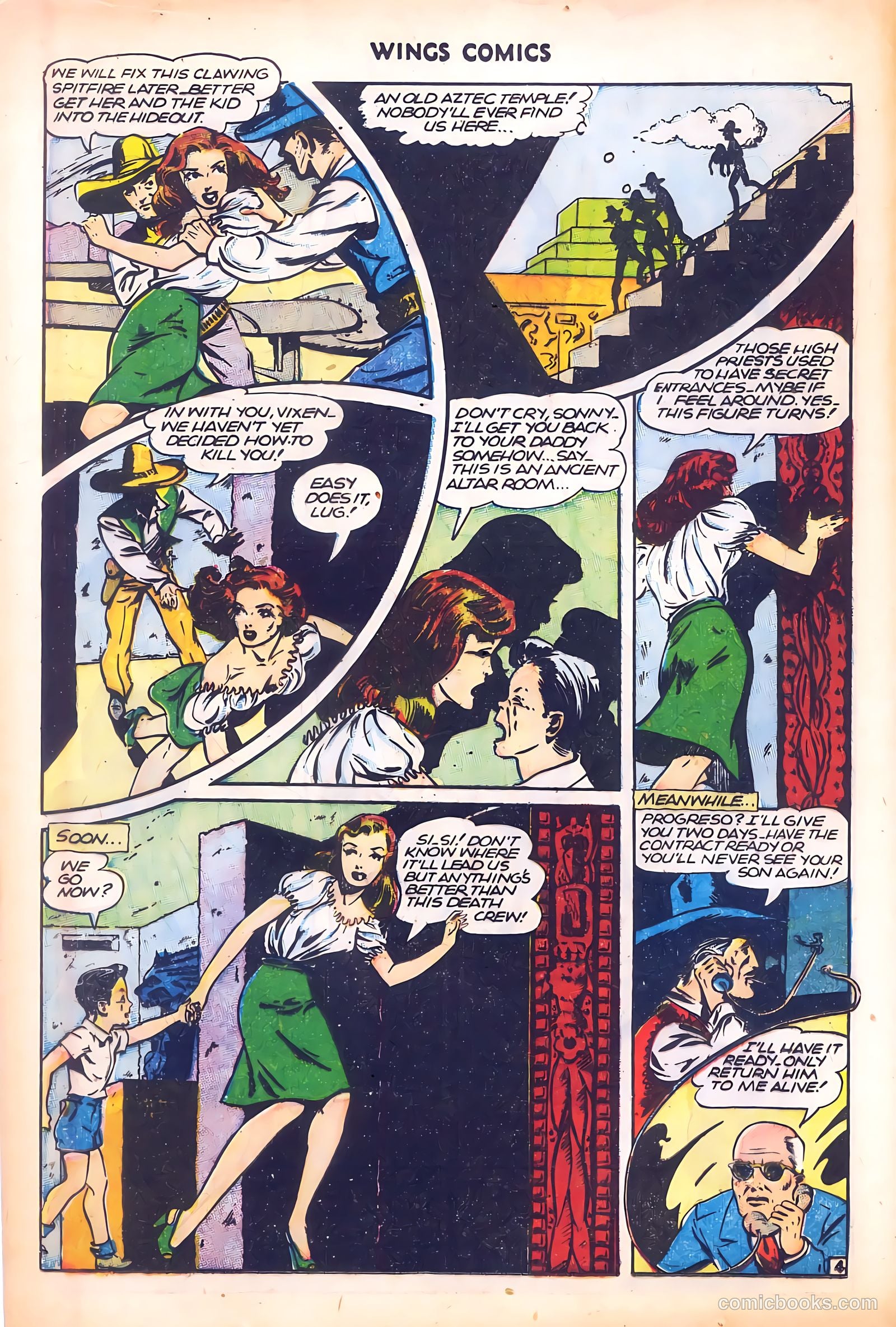 Wings Comics #69 (1946) — page 16 of 52