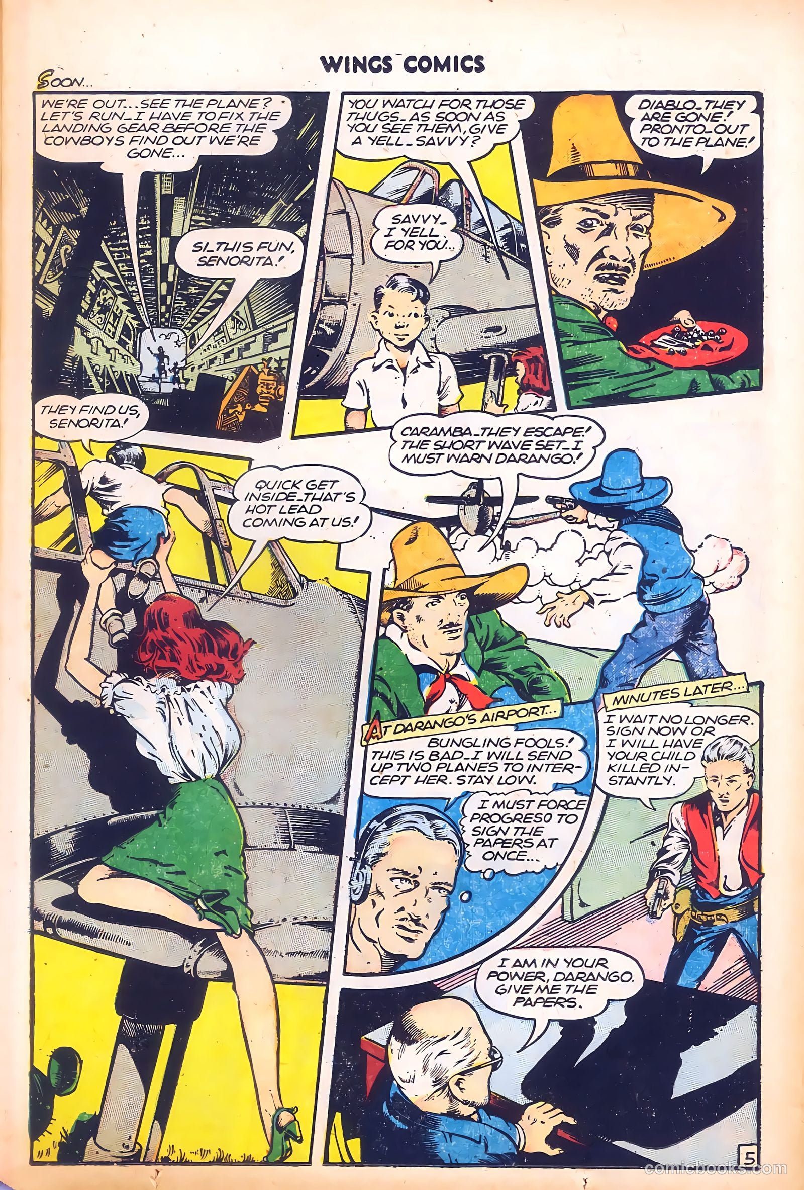 Wings Comics #69 (1946) — page 17 of 52