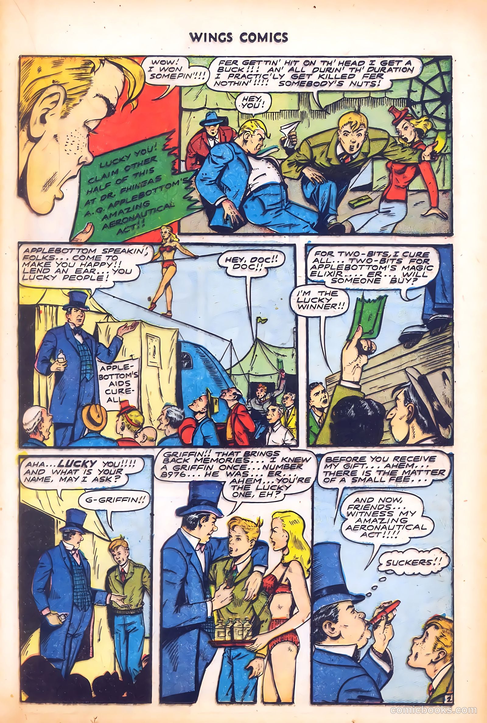 Wings Comics #69 (1946) — page 21 of 52