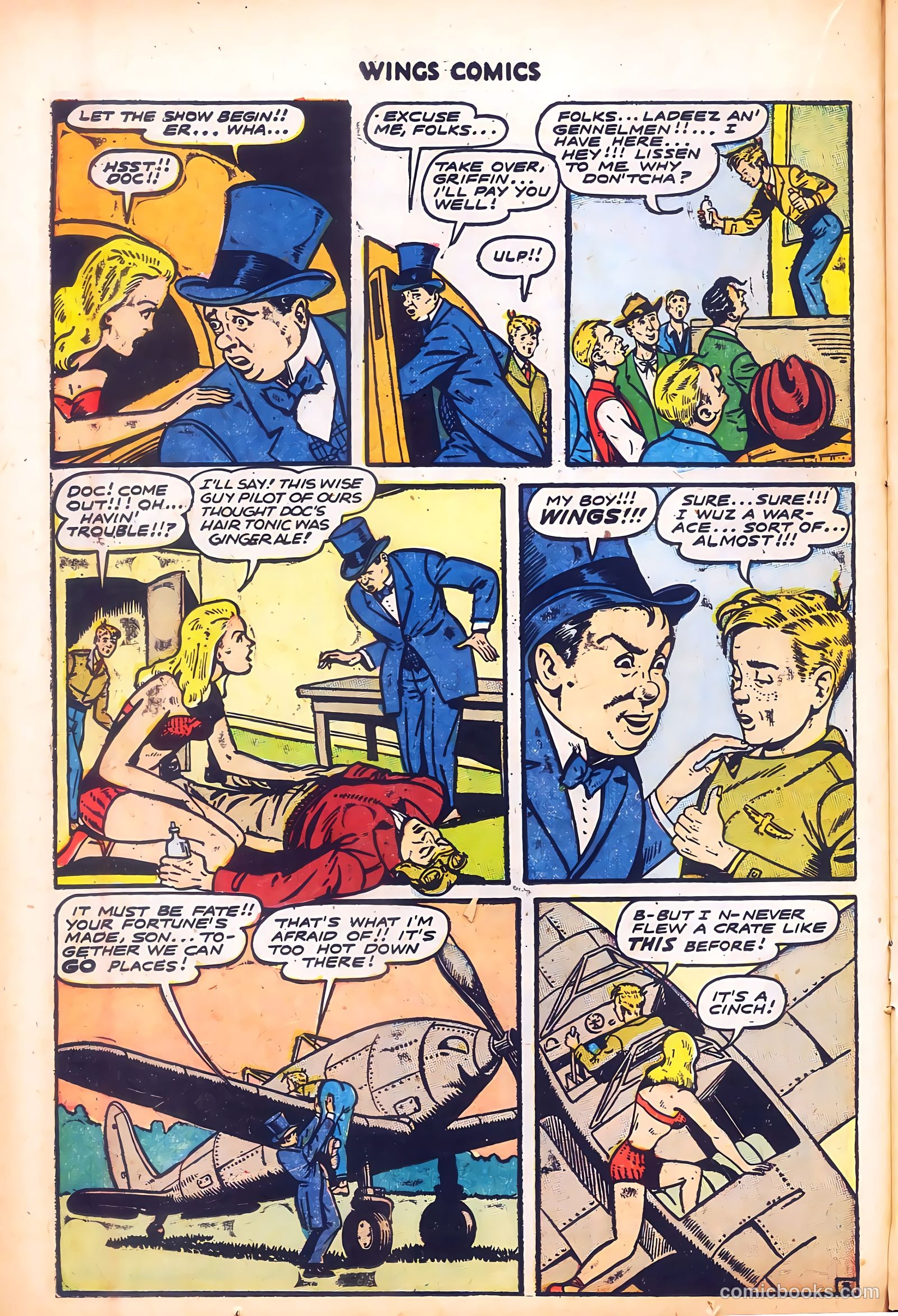 Wings Comics #69 (1946) — page 22 of 52