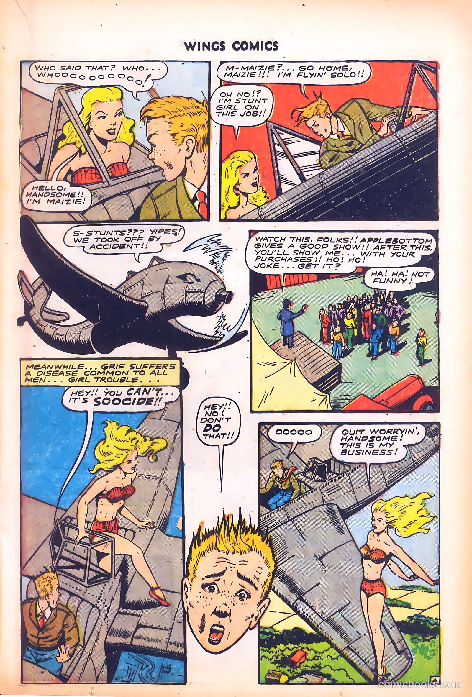 Wings Comics #69 (1946) — page 23 of 52