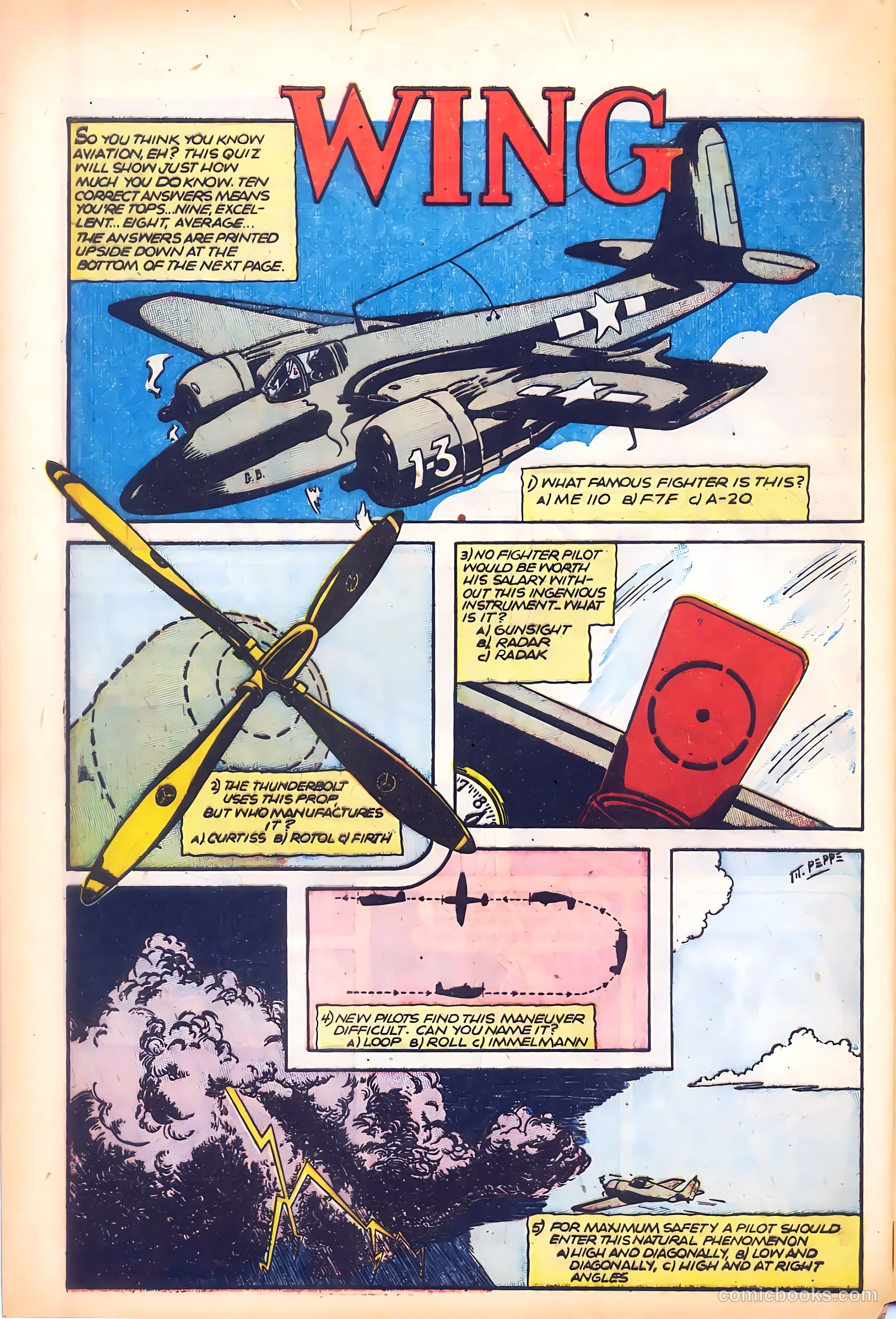 Wings Comics #69 (1946) — page 40 of 52