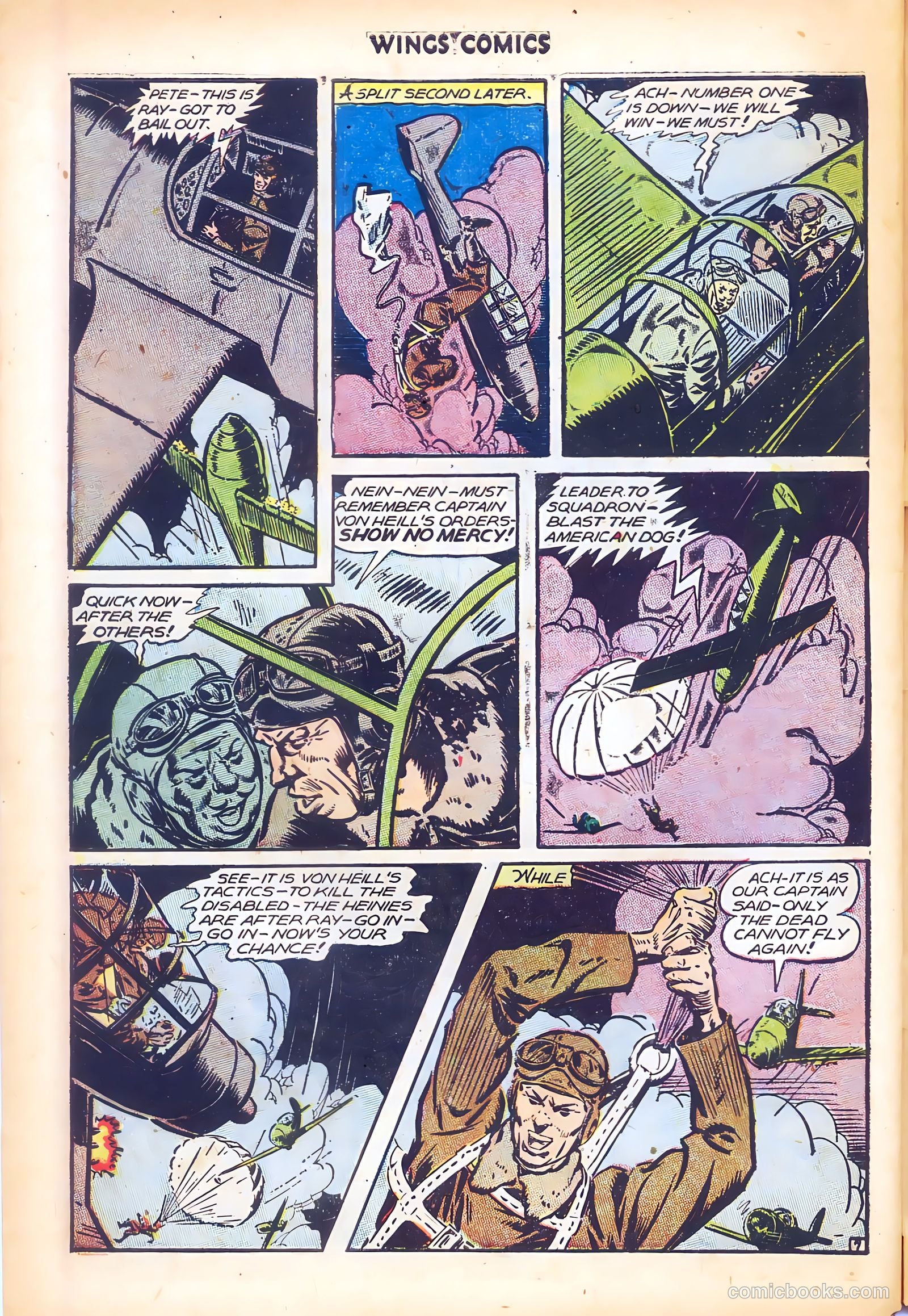 Wings Comics #69 (1946) — page 48 of 52