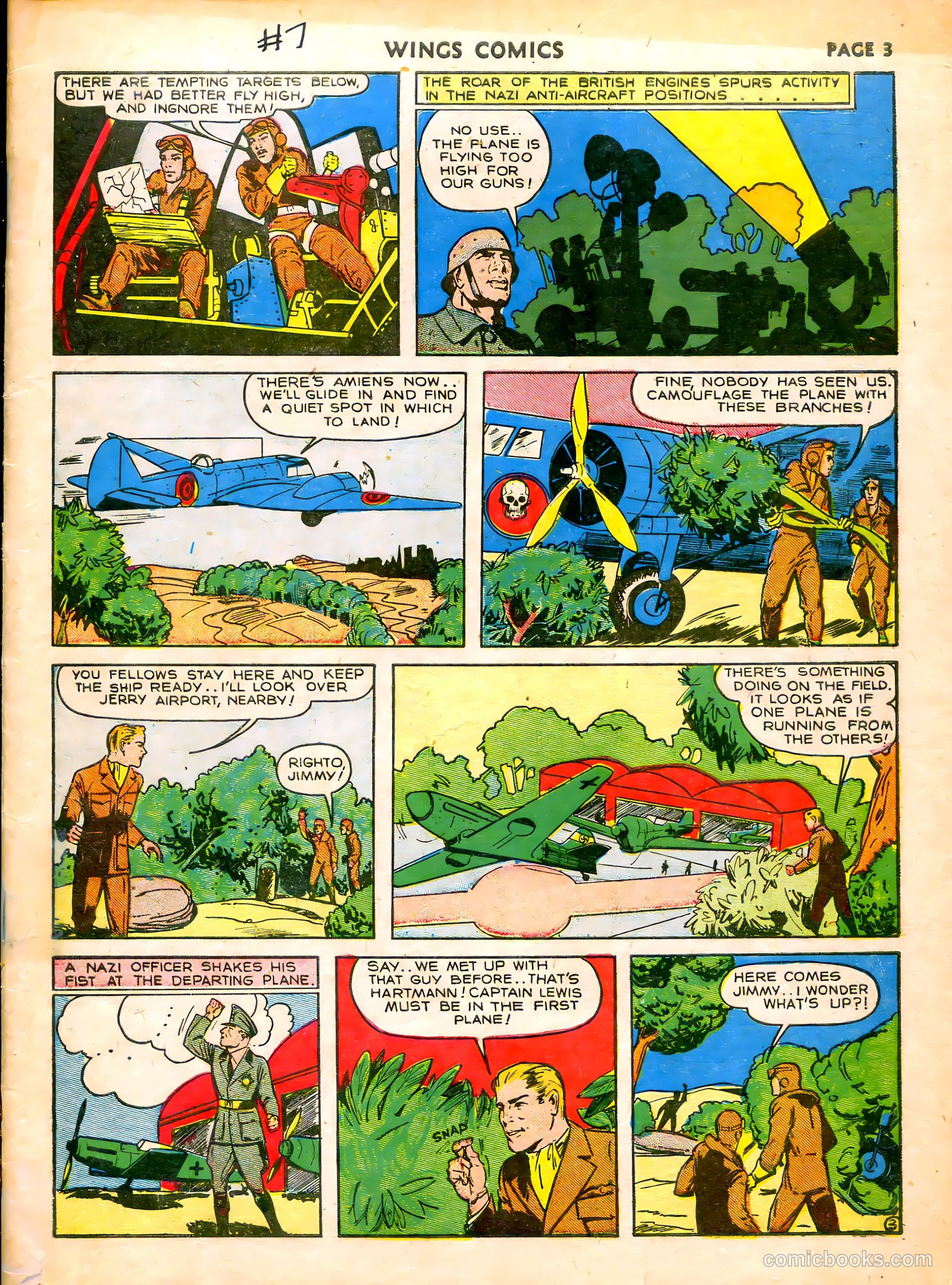 Wings Comics #7 (1941) — page 5 of 68