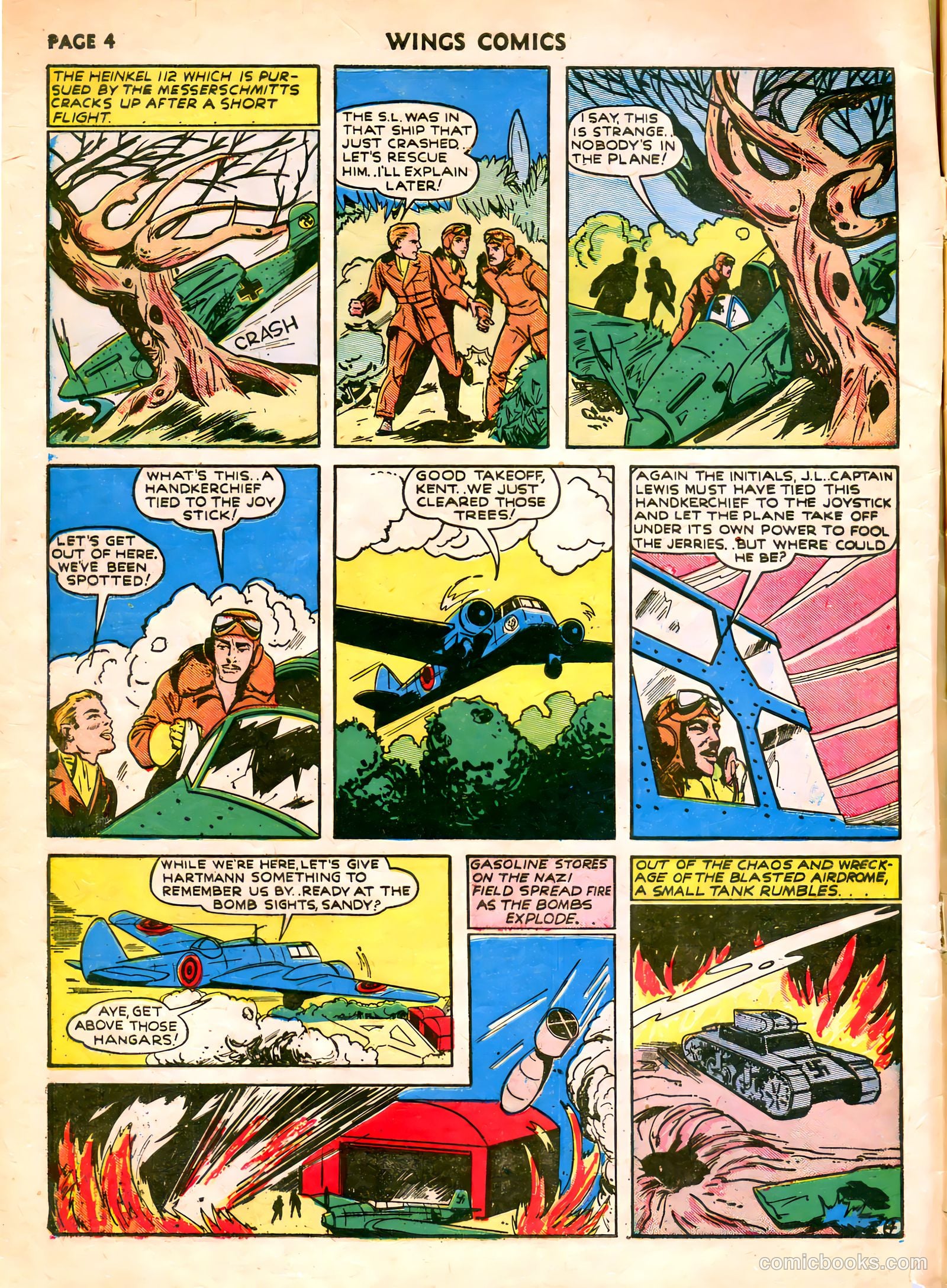 Wings Comics #7 (1941) — page 6 of 68