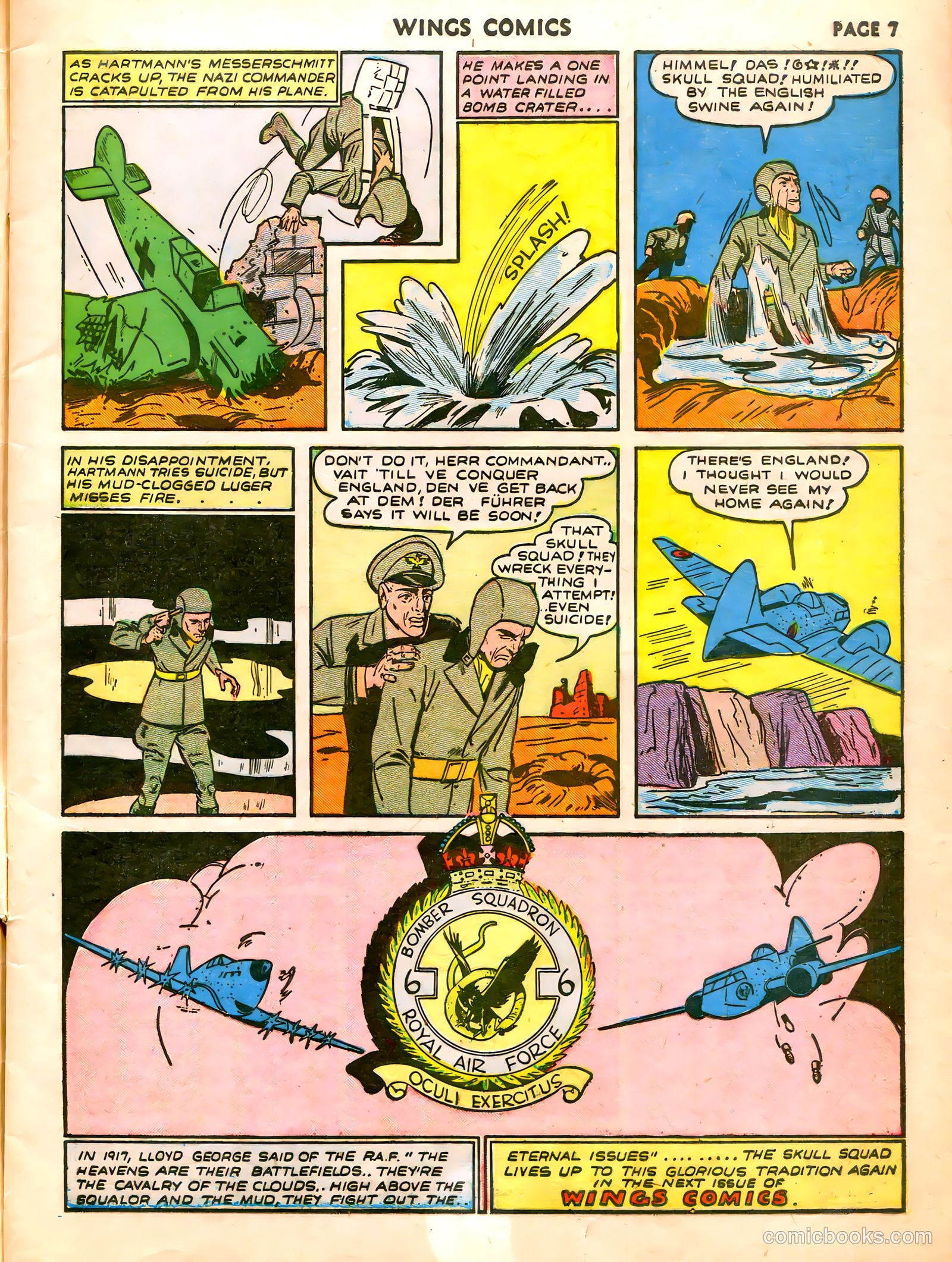 Wings Comics #7 (1941) — page 9 of 68