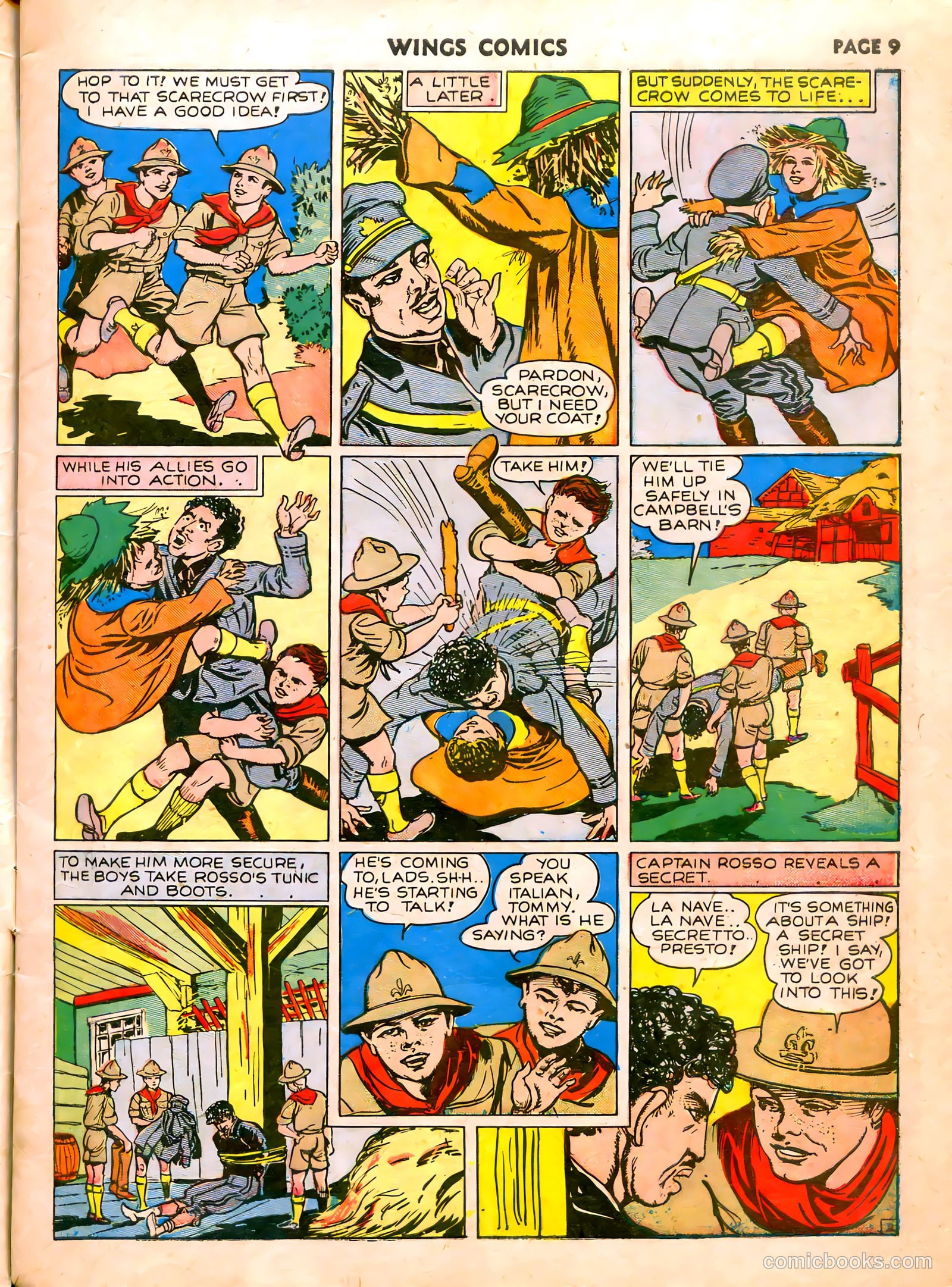 Wings Comics #7 (1941) — page 11 of 68
