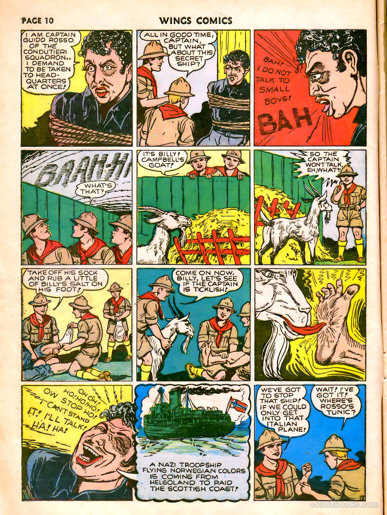 Wings Comics #7 (1941) — page 12 of 68