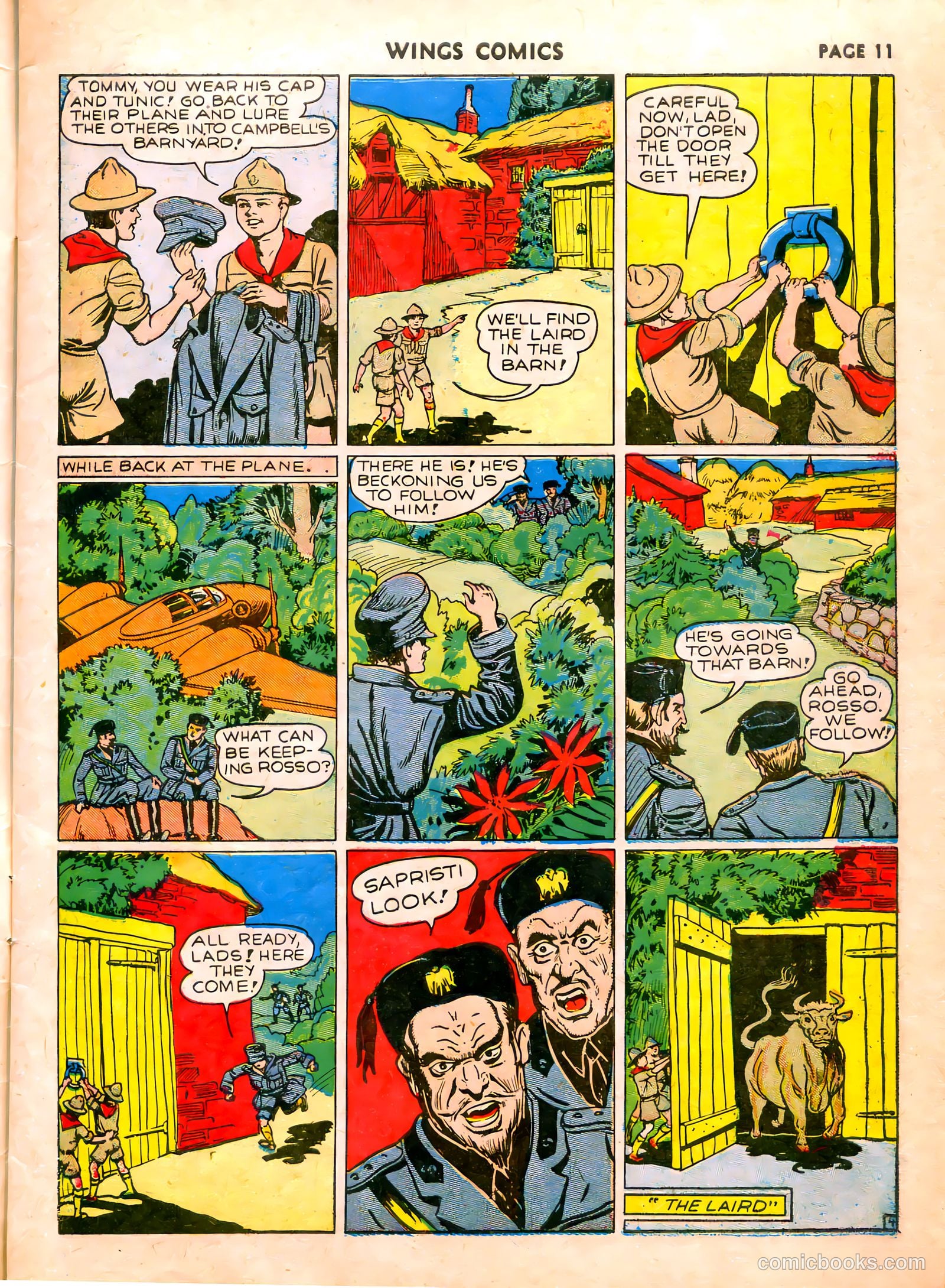 Wings Comics #7 (1941) — page 13 of 68