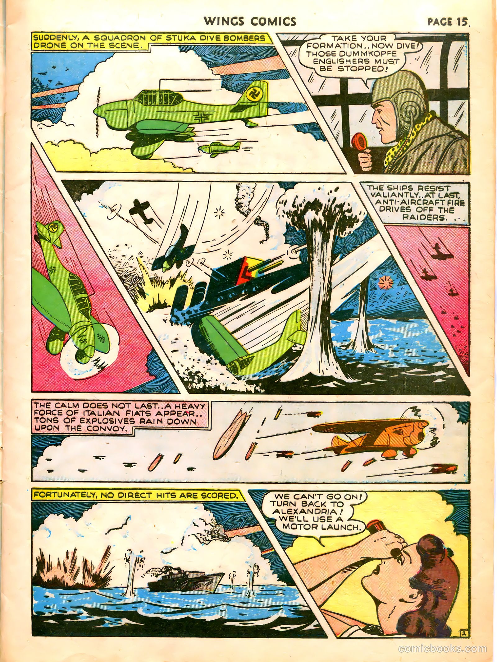 Wings Comics #7 (1941) — page 17 of 68