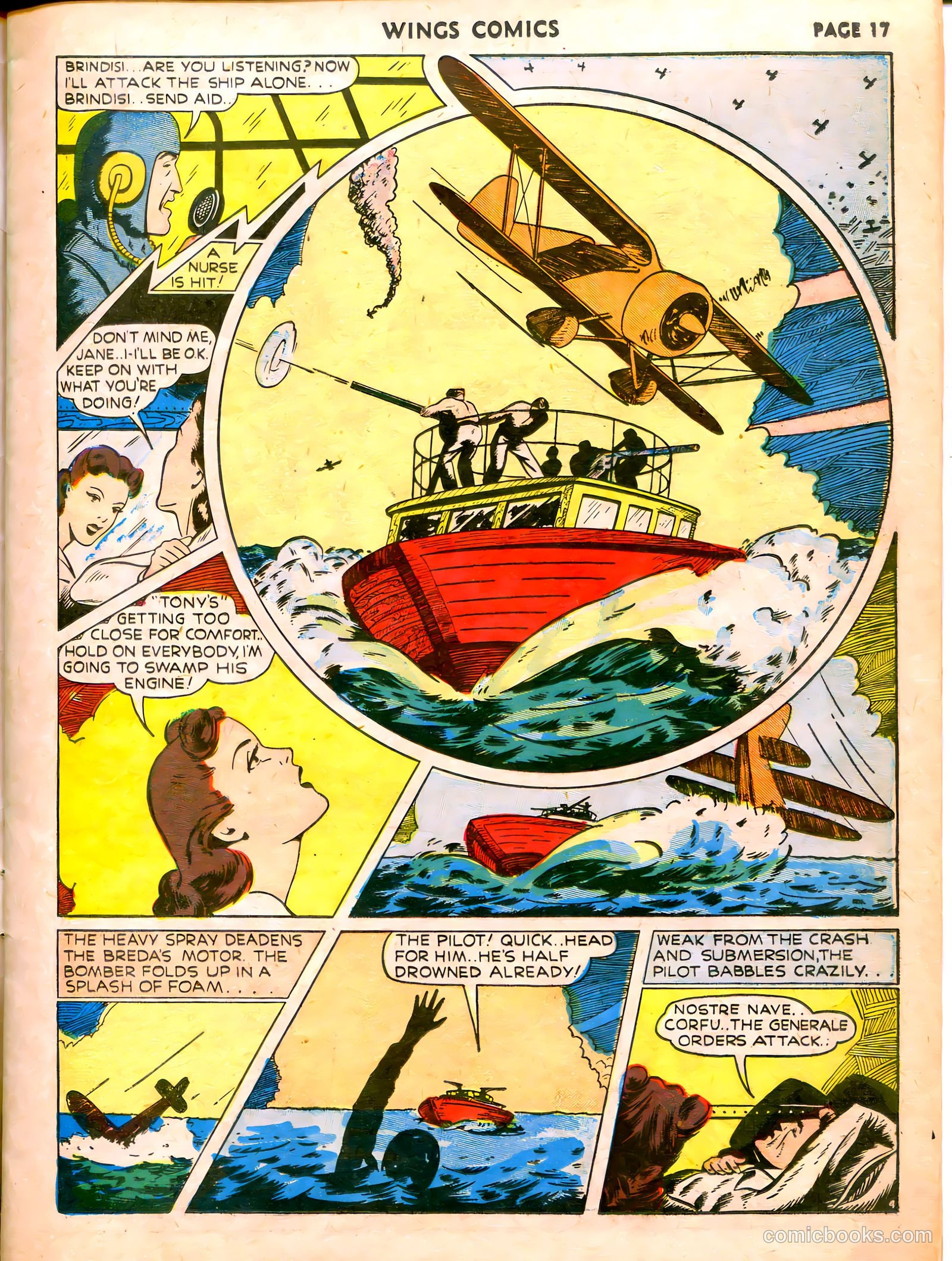 Wings Comics #7 (1941) — page 19 of 68