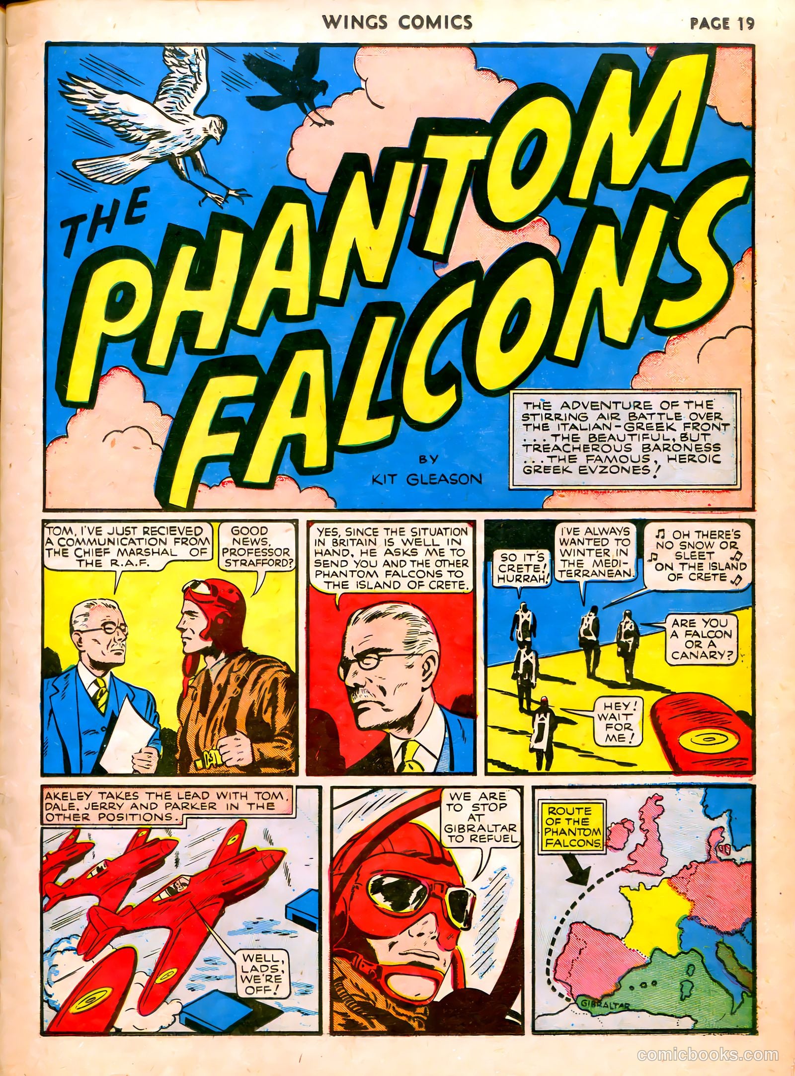 Wings Comics #7 (1941) — page 21 of 68