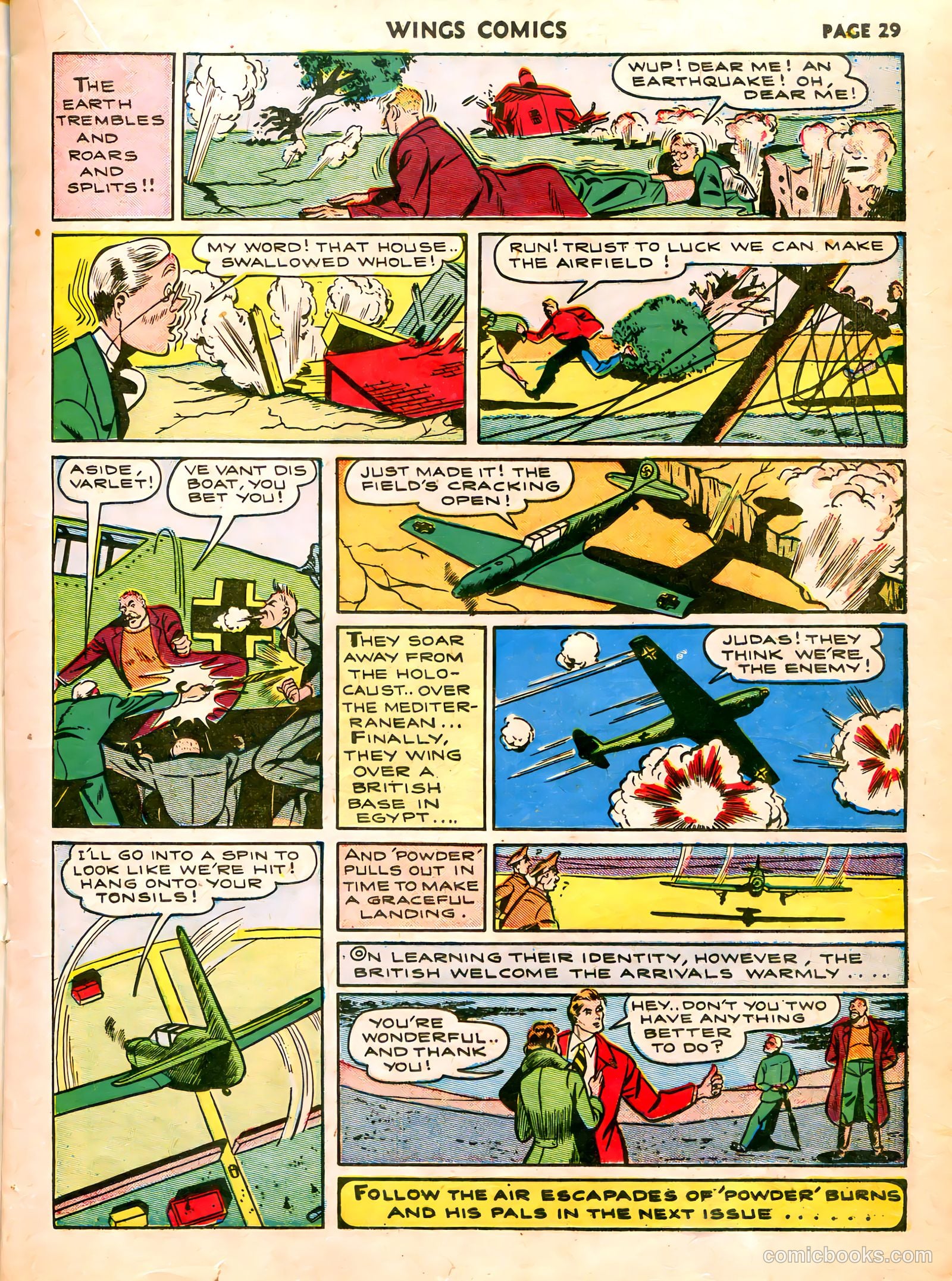Wings Comics #7 (1941) — page 31 of 68