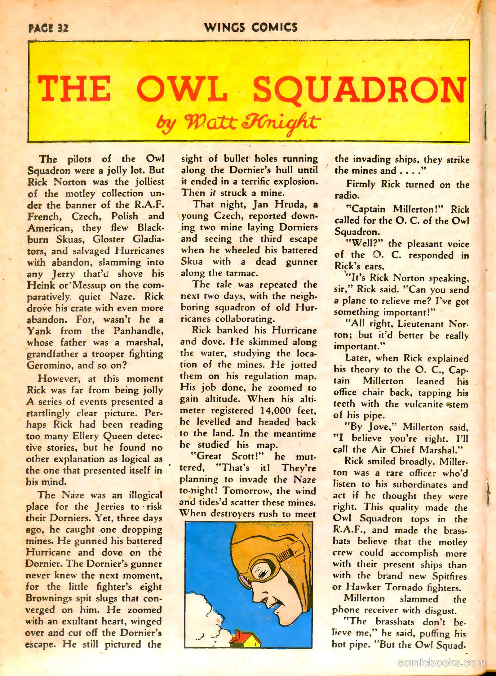Wings Comics #7 (1941) — page 34 of 68