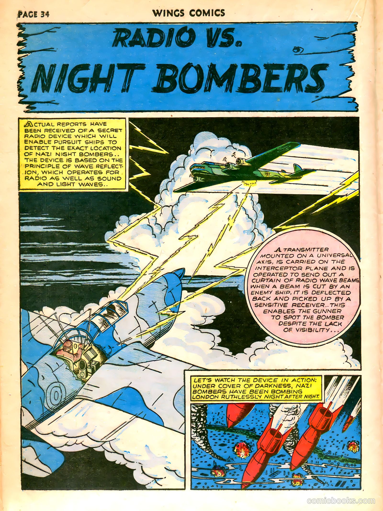 Wings Comics #7 (1941) — page 36 of 68