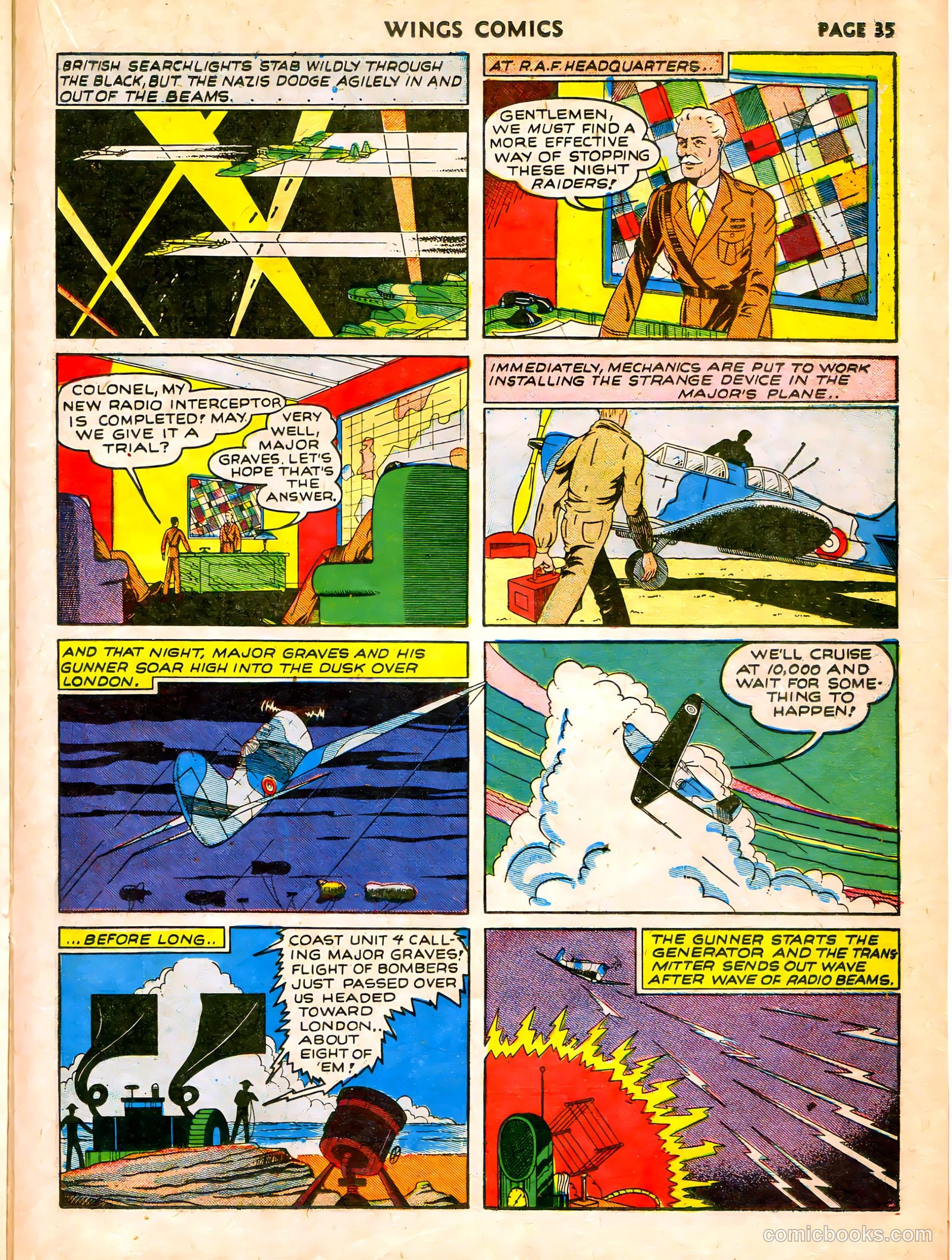 Wings Comics #7 (1941) — page 37 of 68