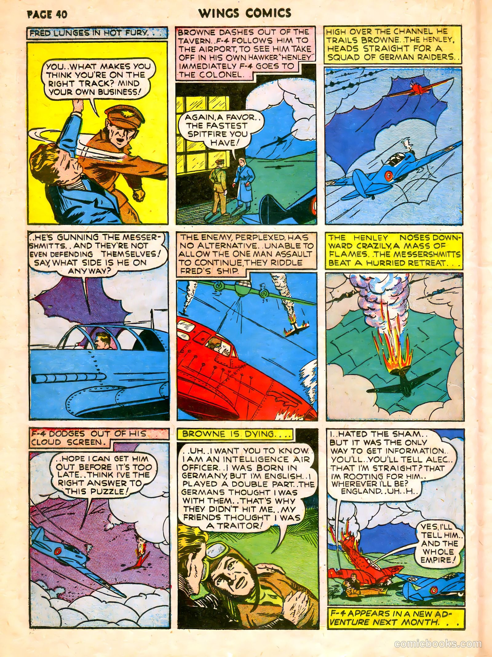 Wings Comics #7 (1941) — page 42 of 68