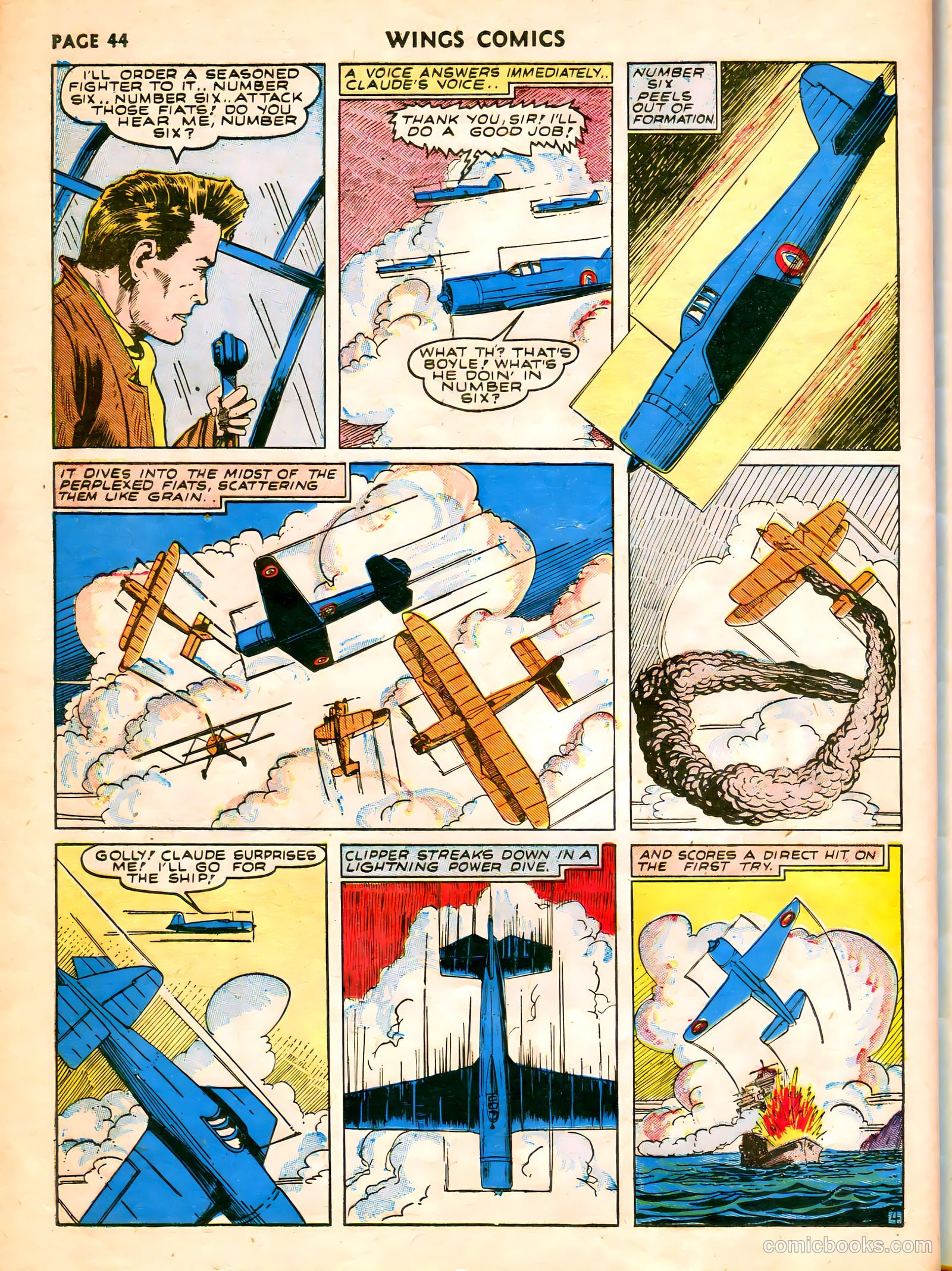 Wings Comics #7 (1941) — page 46 of 68