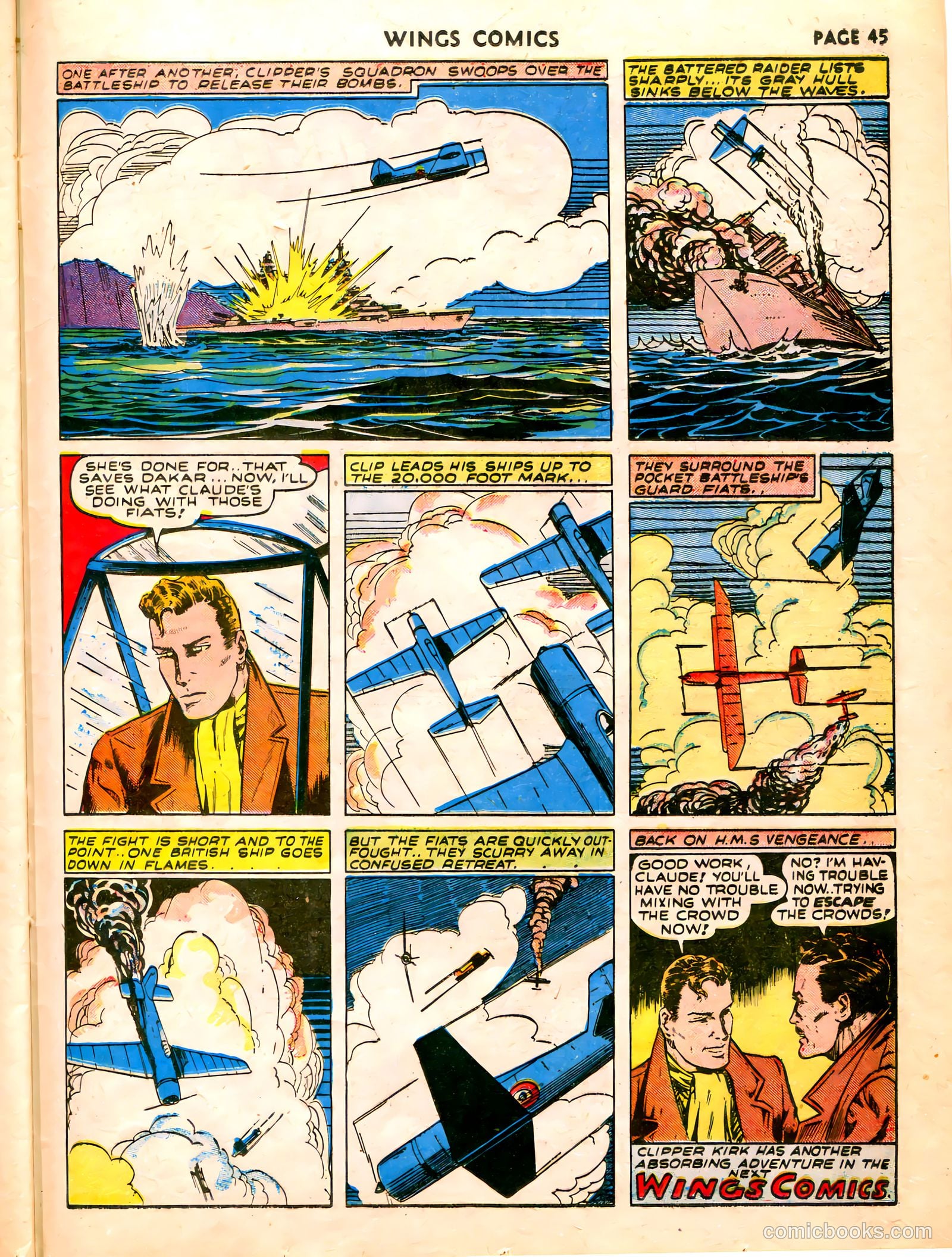 Wings Comics #7 (1941) — page 47 of 68