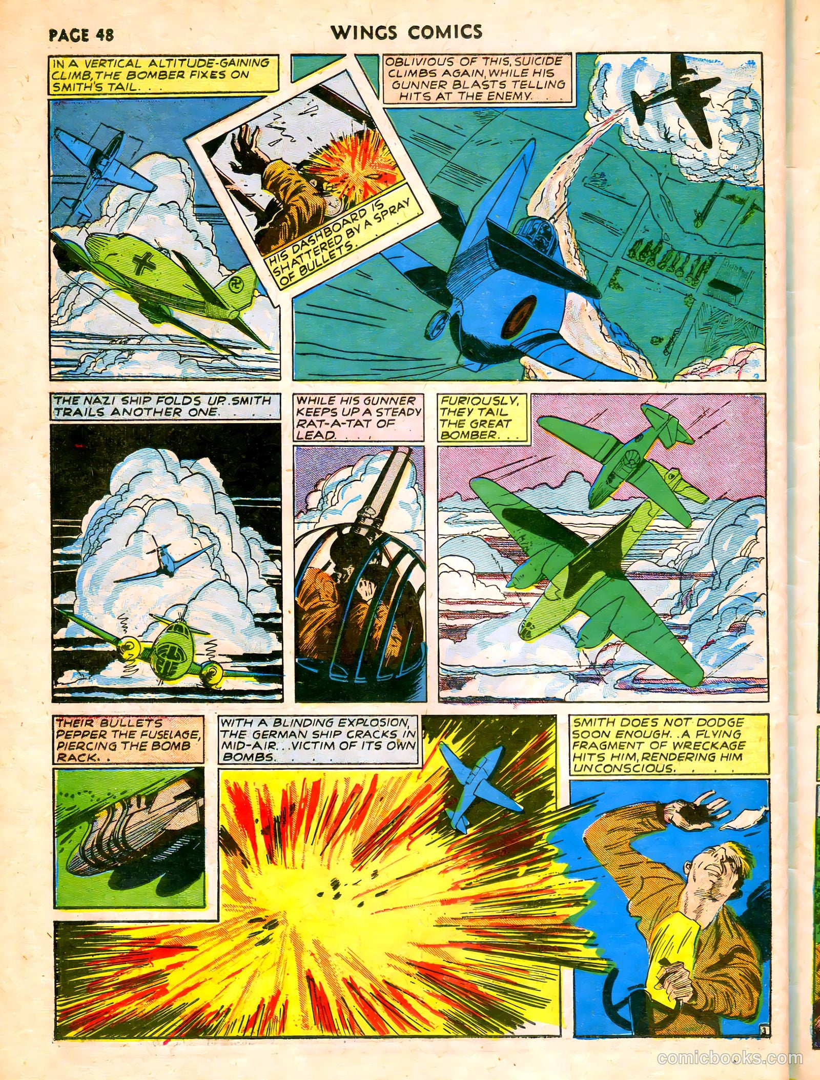 Wings Comics #7 (1941) — page 50 of 68