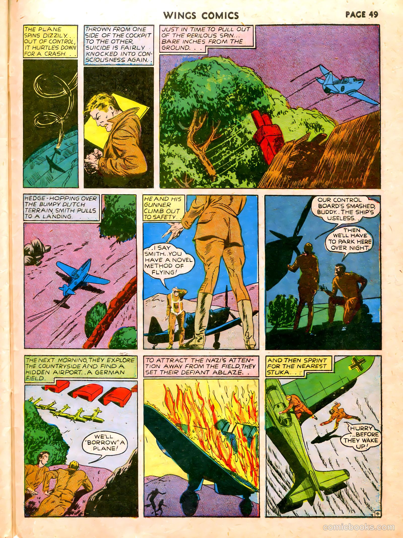 Wings Comics #7 (1941) — page 51 of 68