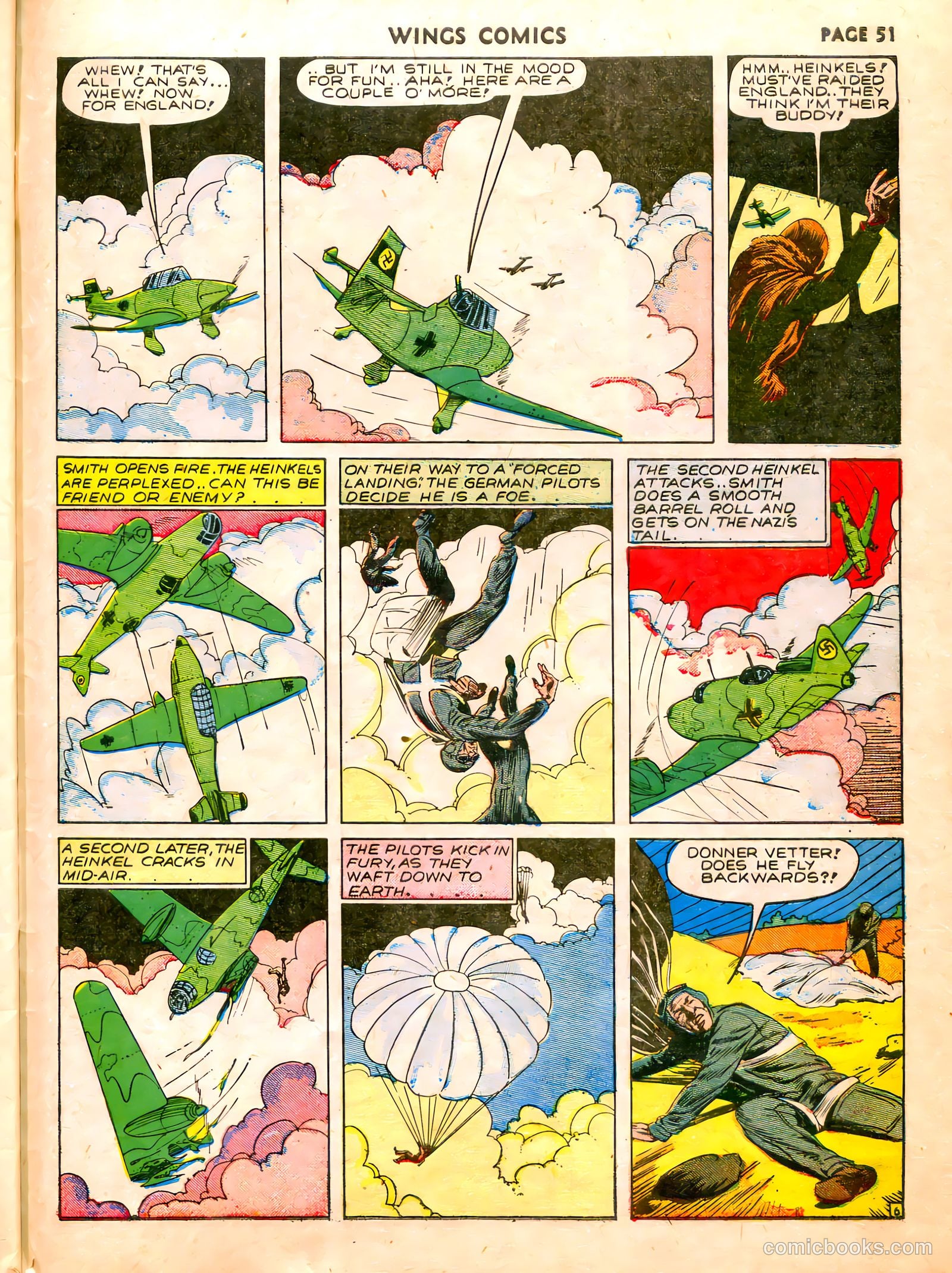 Wings Comics #7 (1941) — page 53 of 68