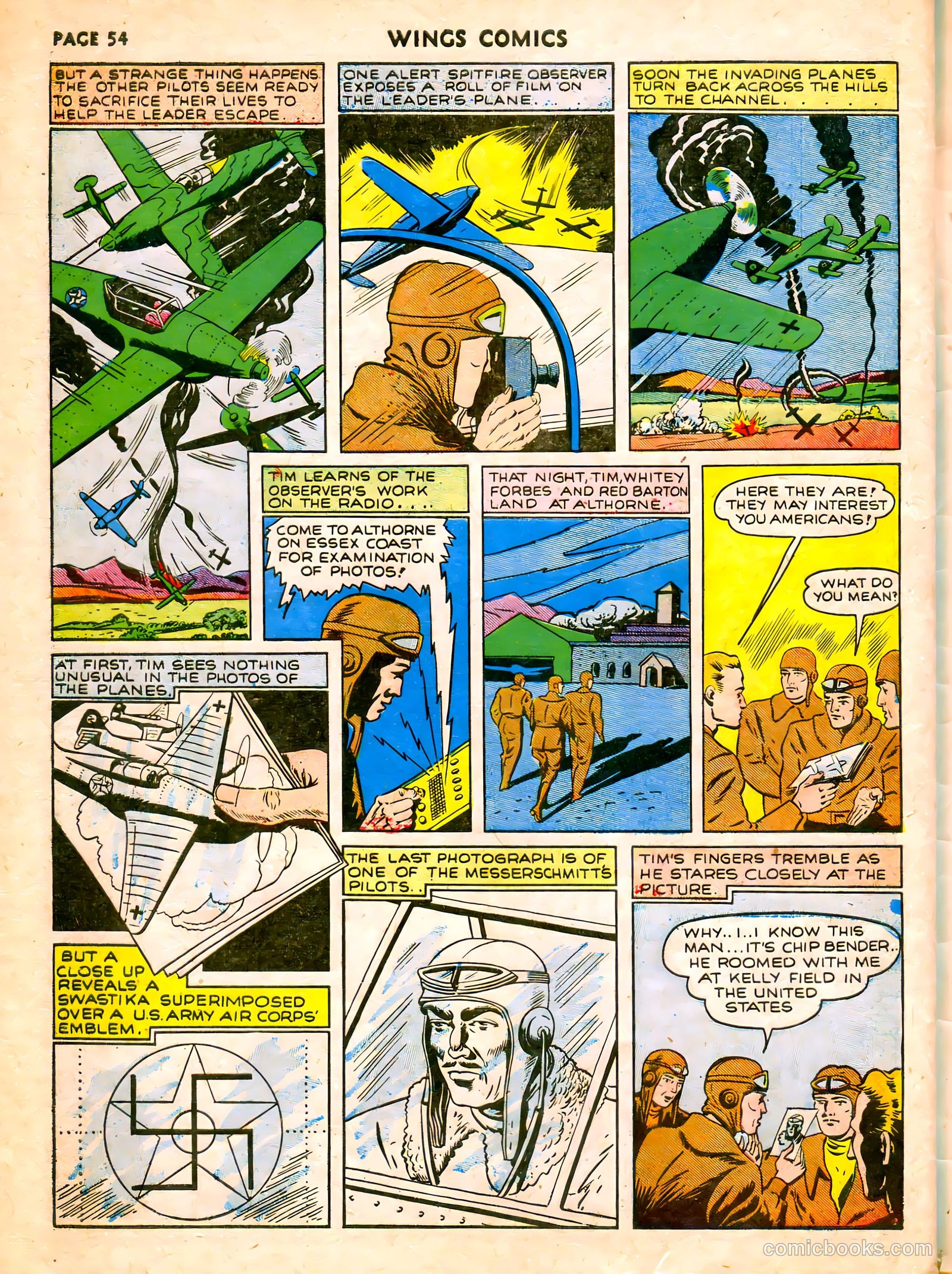 Wings Comics #7 (1941) — page 56 of 68