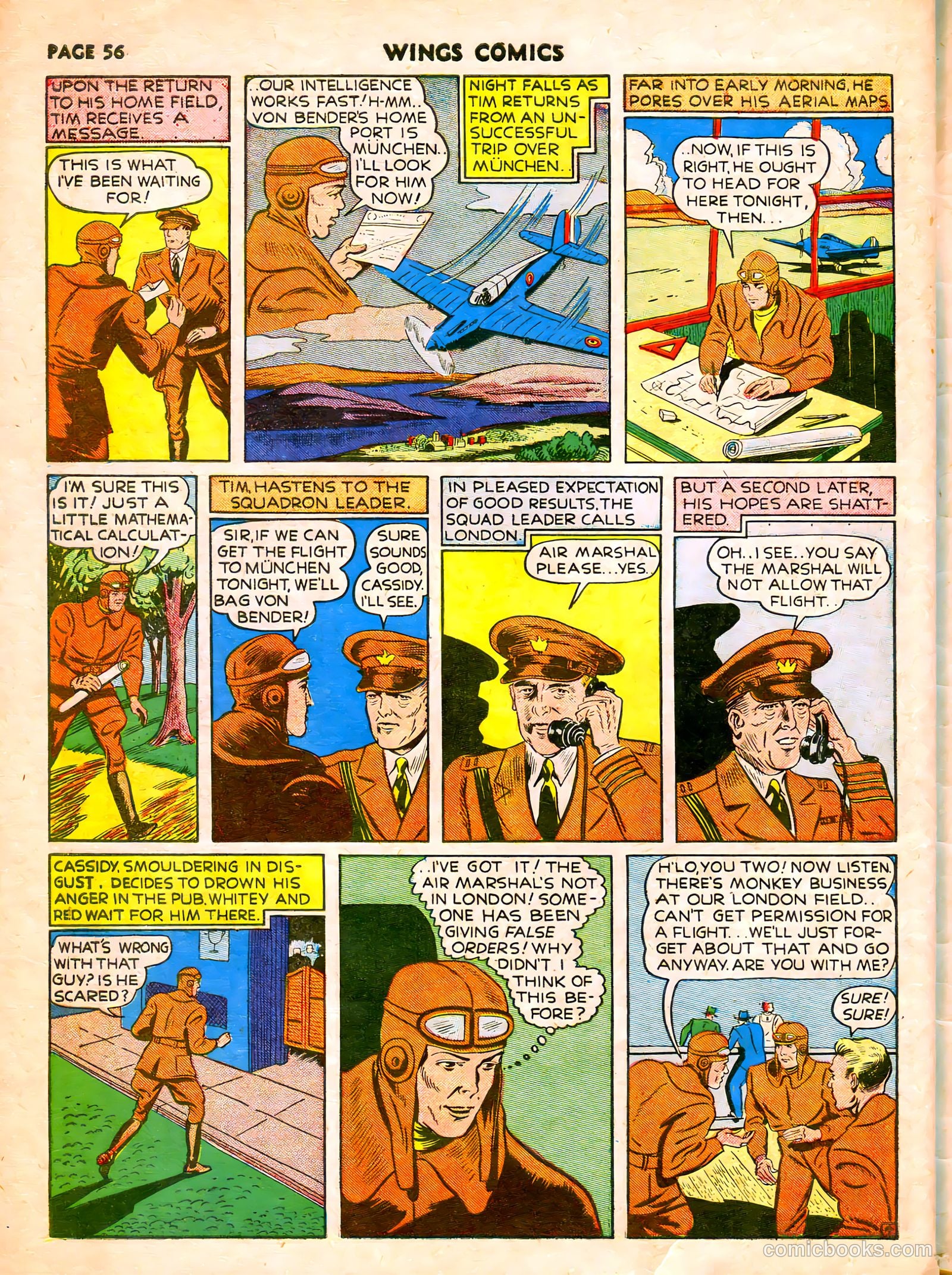 Wings Comics #7 (1941) — page 58 of 68