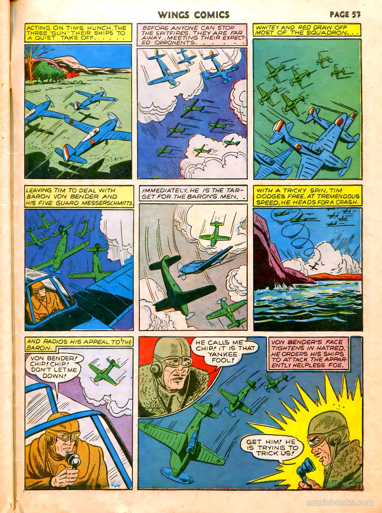 Wings Comics #7 (1941) — page 59 of 68